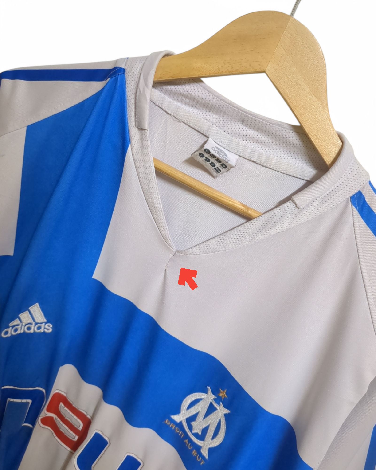 2004-05 Adidas Olympique Marseille Home Shirt - (XL)