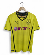 2013-14 Puma Borussia Dortmund Home Shirt #17 Aubameyang - (M)