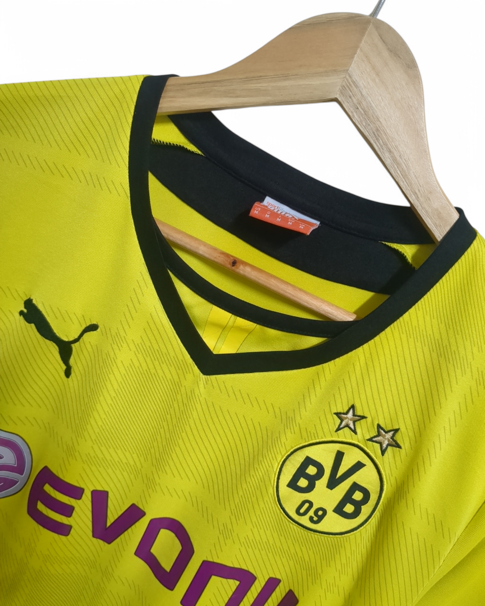 2013-14 Puma Borussia Dortmund Home Shirt #17 Aubameyang - (M)
