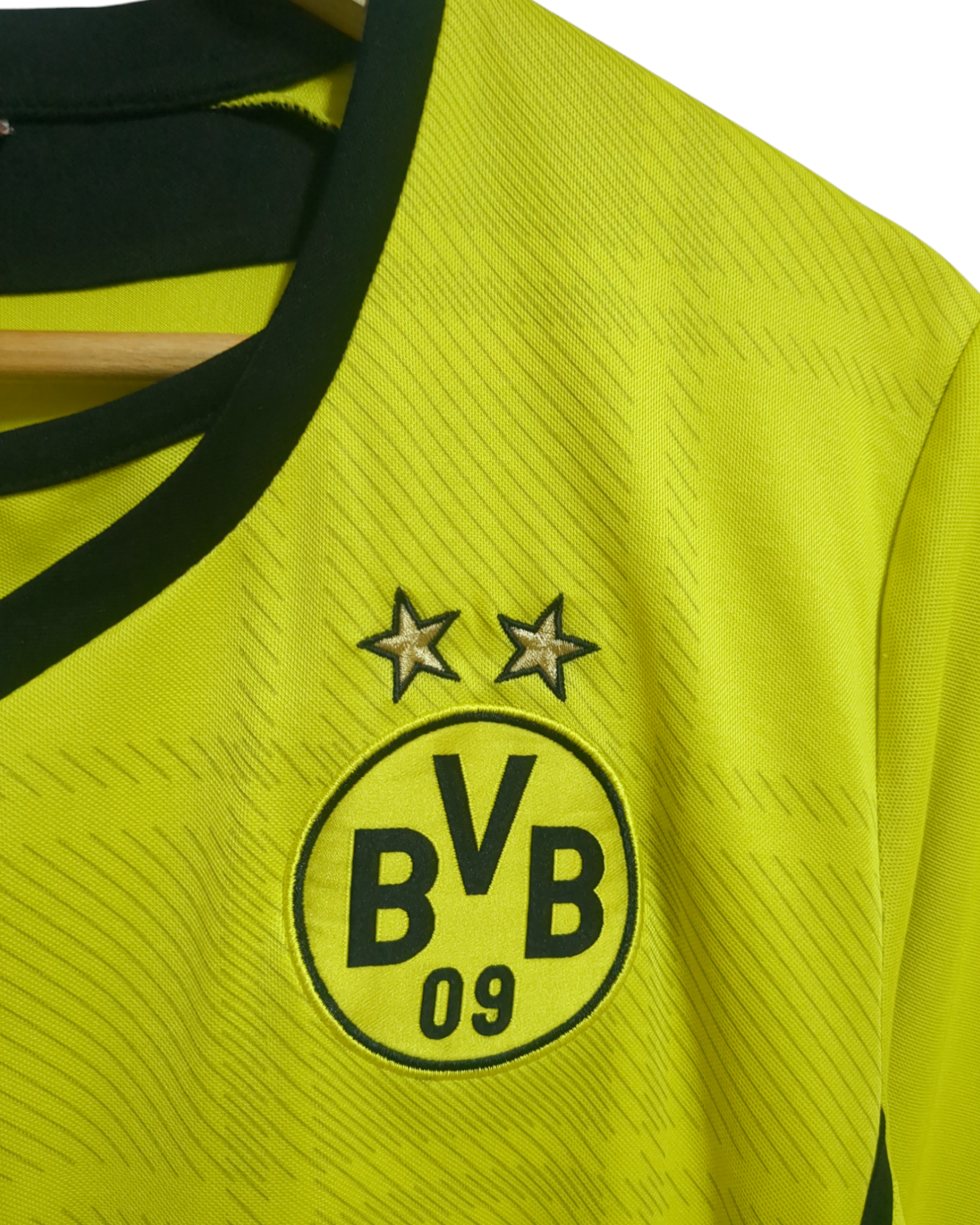 2013-14 Puma Borussia Dortmund Home Shirt #17 Aubameyang - (M)