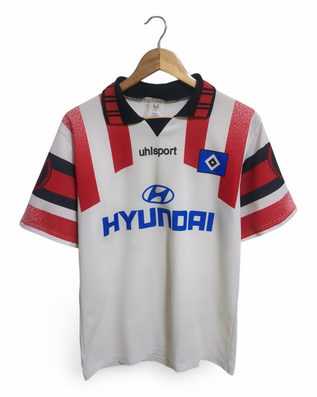 1995-96 Uhlsport Hamburger SV Home Shirt - (M)