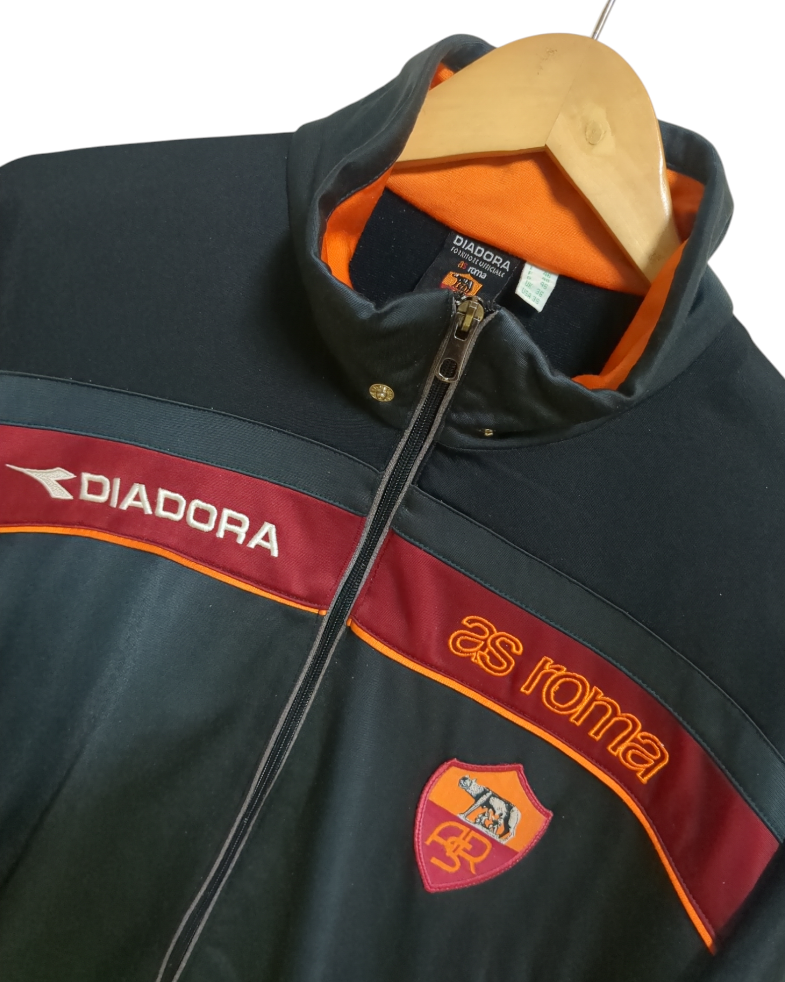 1999-00 Diadora AS Roma Track Jacket - (XL)