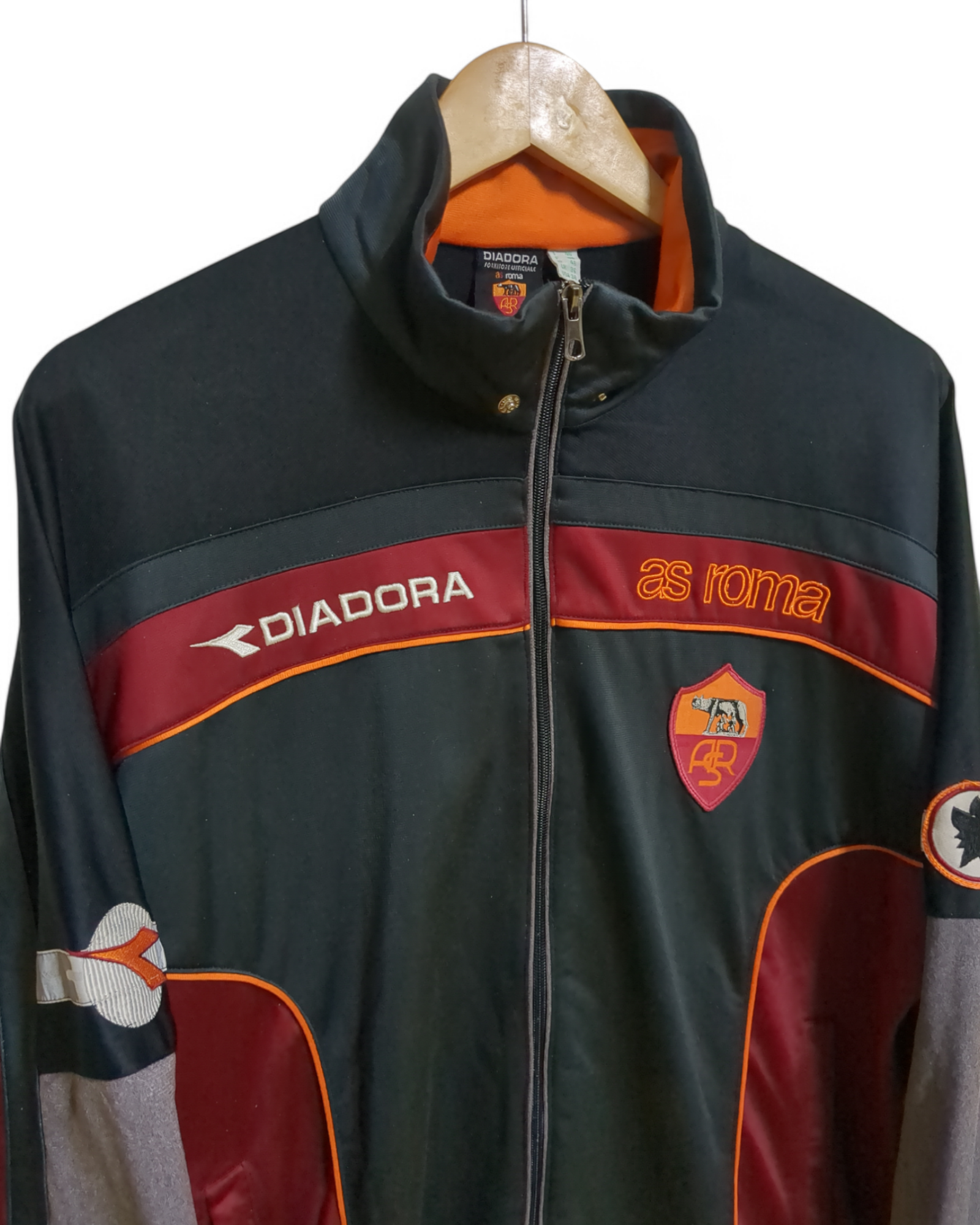 1999-00 Diadora AS Roma Track Jacket - (XL)