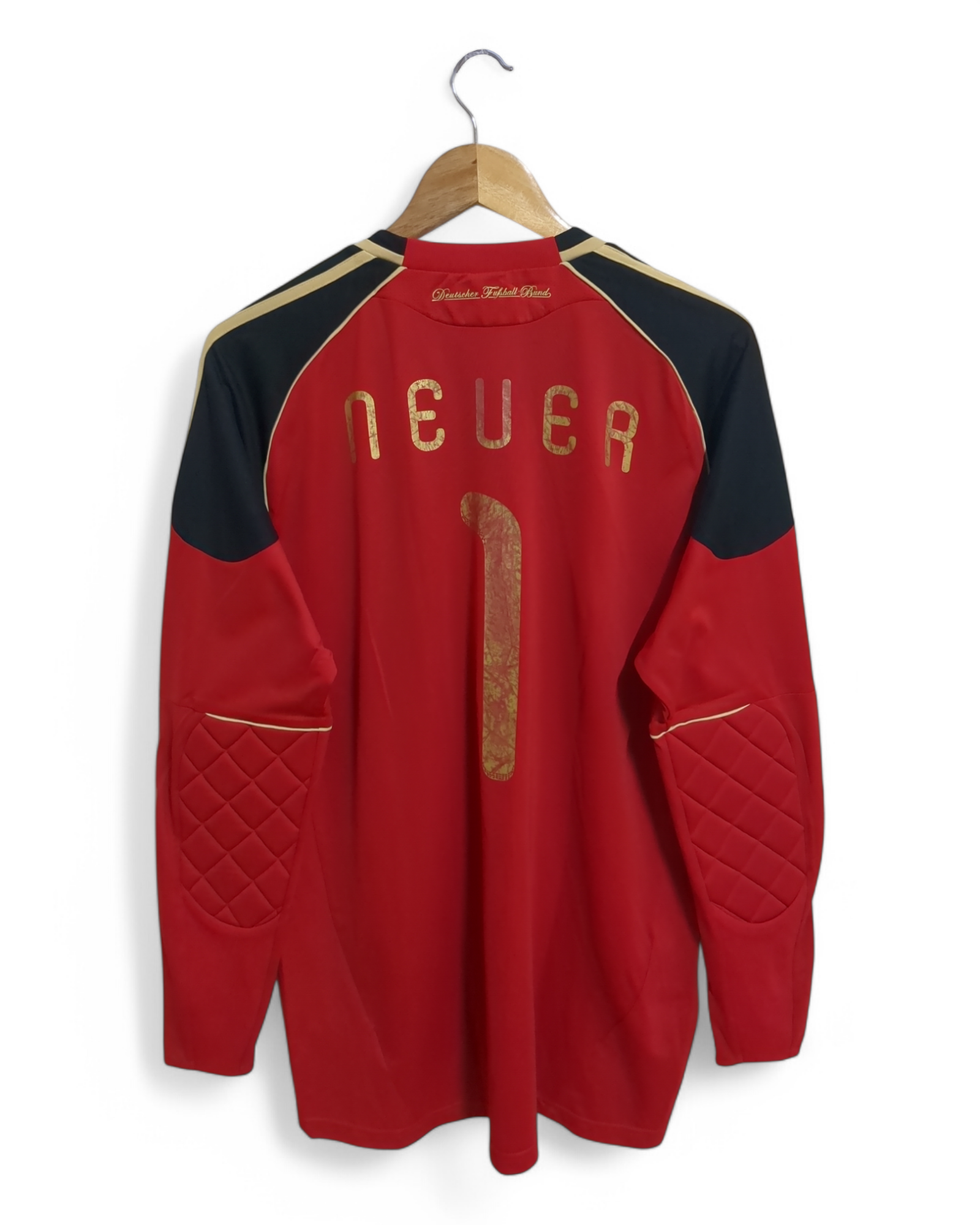 2010-11 Adidas Germany Goalkeeper L/S Shirt #1 Neuer - (L)