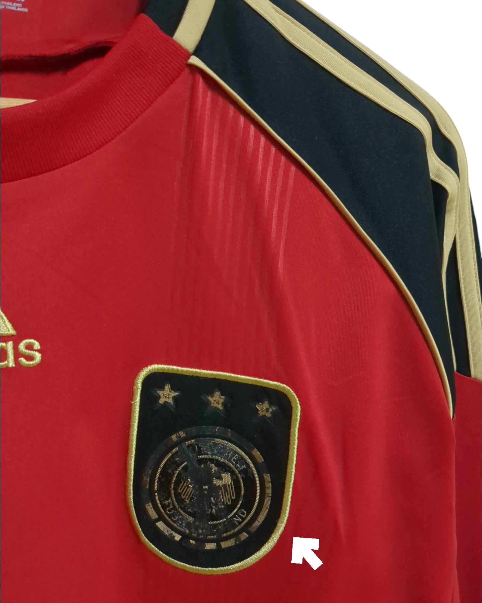 2010-11 Adidas Germany Goalkeeper L/S Shirt #1 Neuer - (L)
