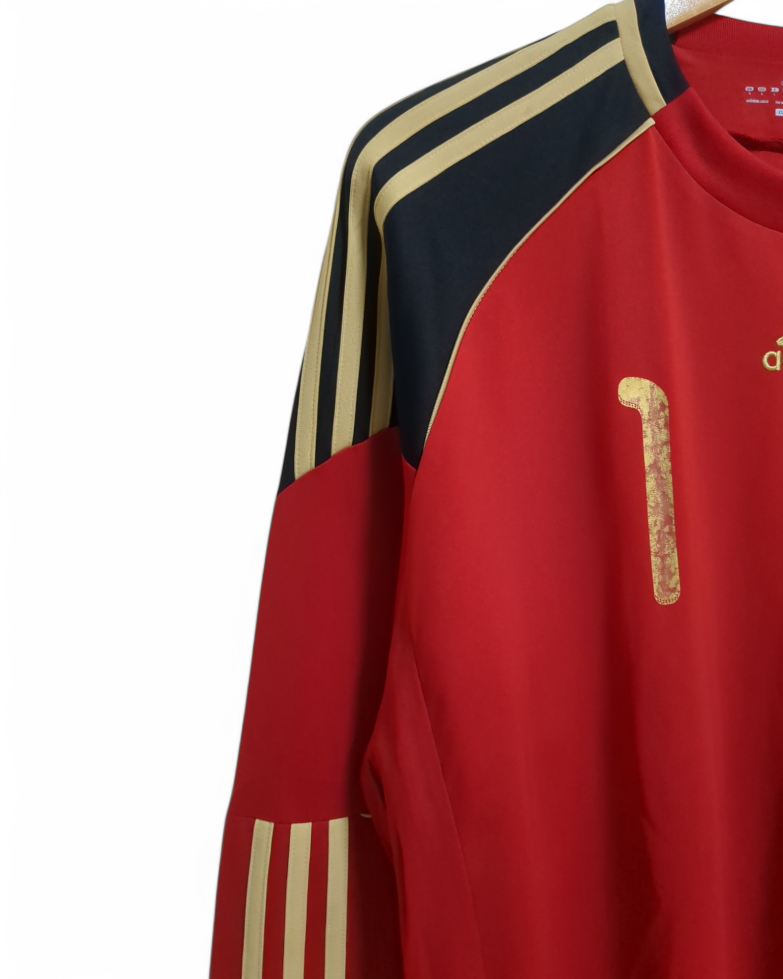 2010-11 Adidas Germany Goalkeeper L/S Shirt #1 Neuer - (L)