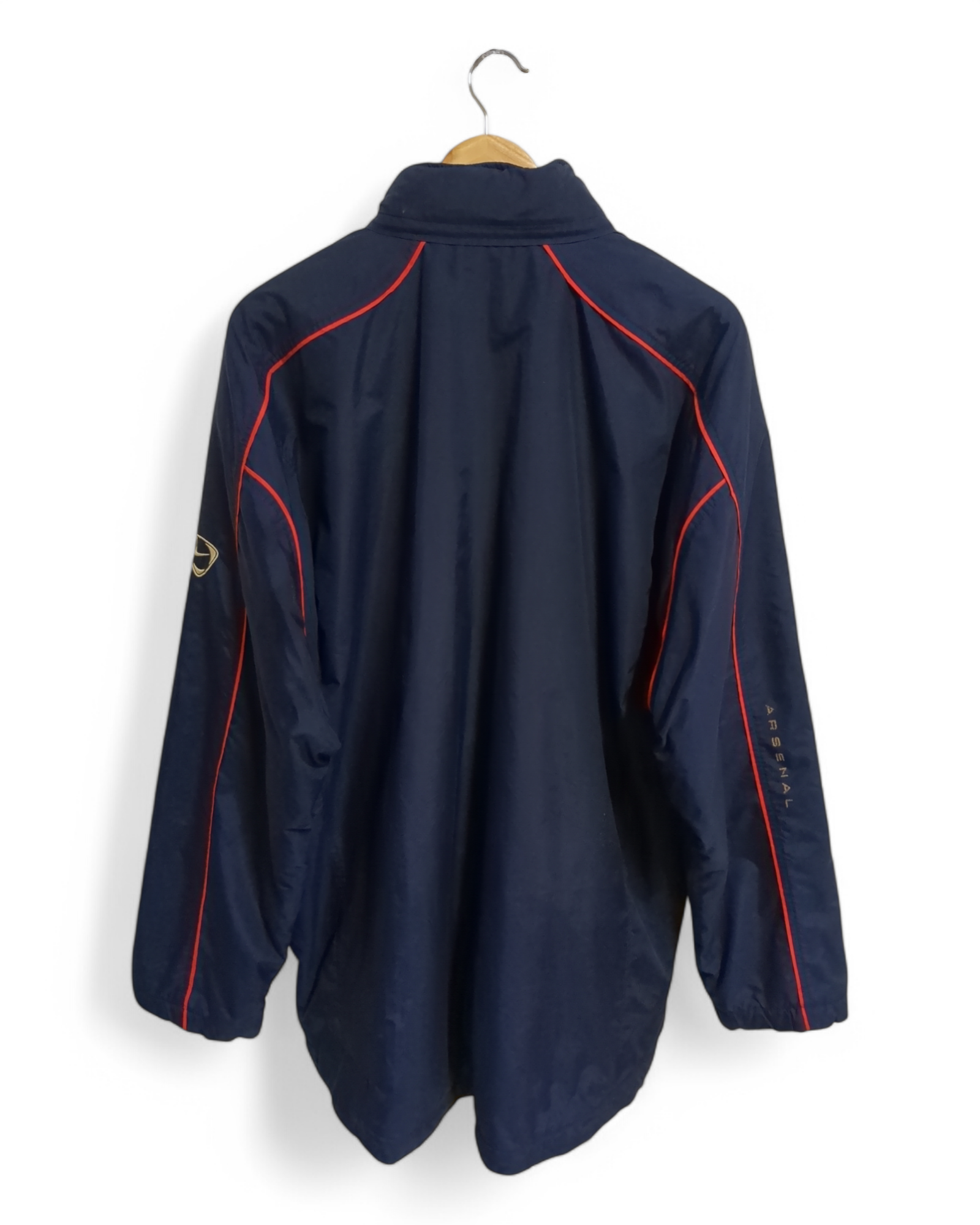 2001-02 Nike Arsenal Padded Bench Jacket - (XL)