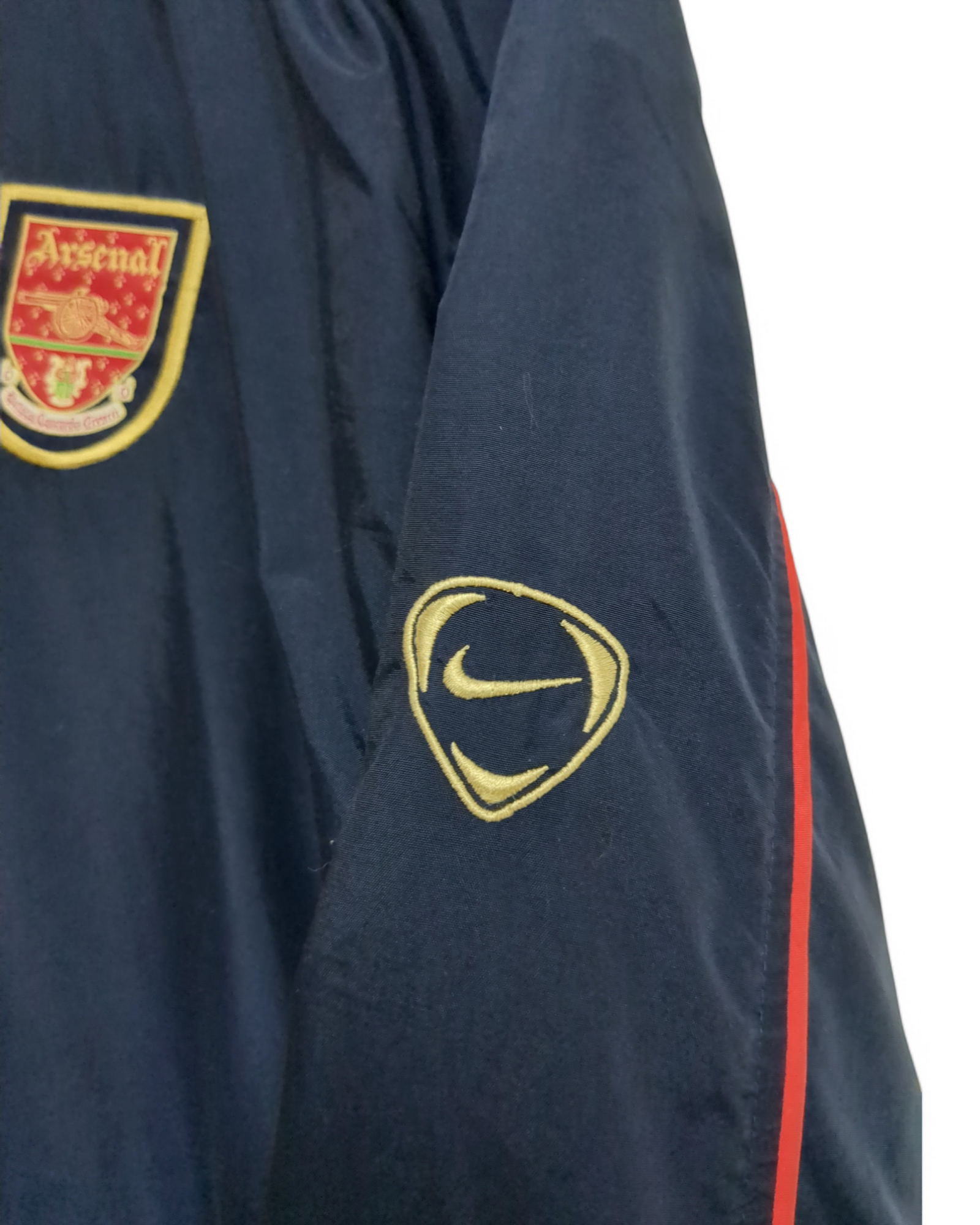 2001-02 Nike Arsenal Padded Bench Jacket - (XL)