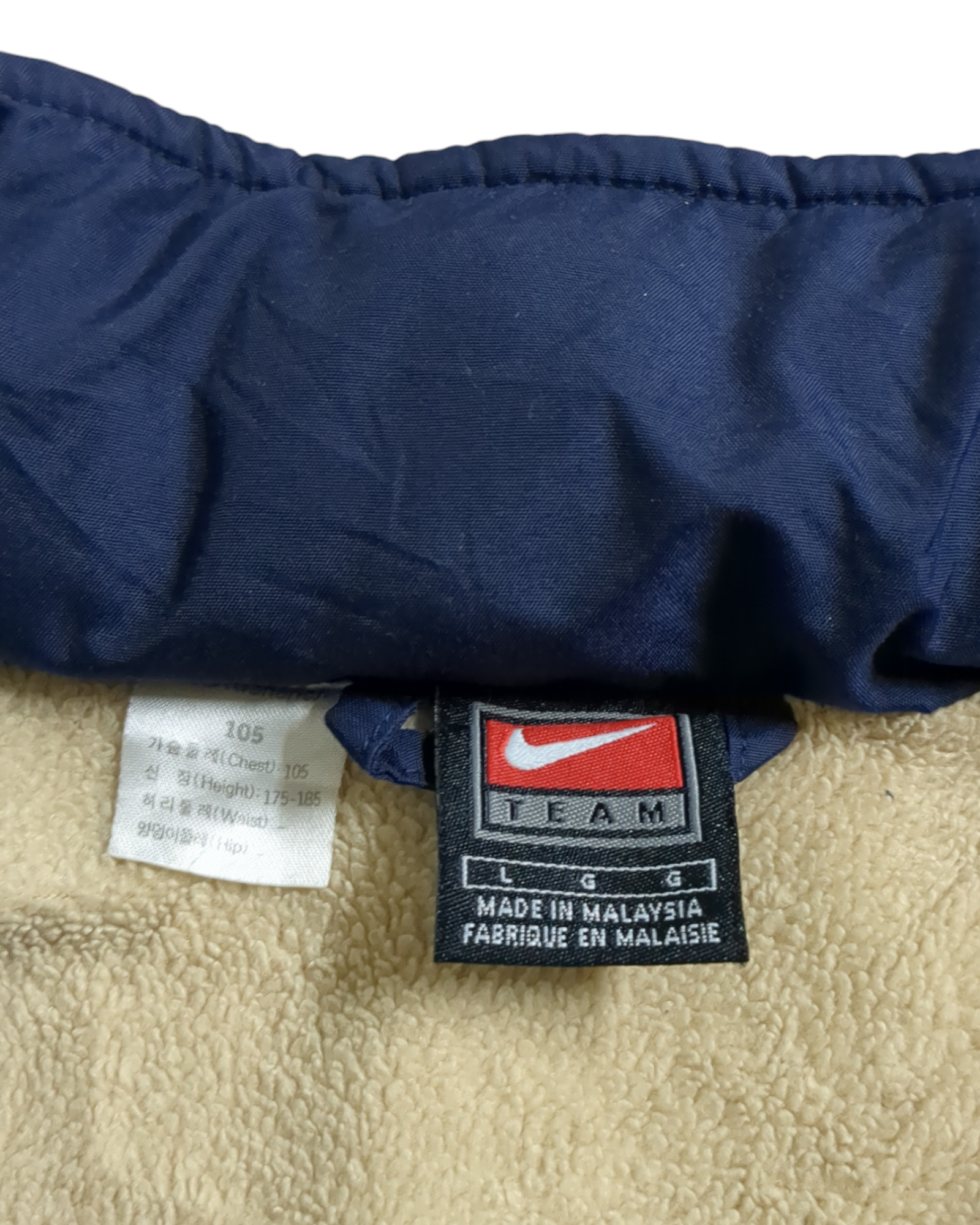 2001-02 Nike Arsenal Padded Bench Jacket - (XL)