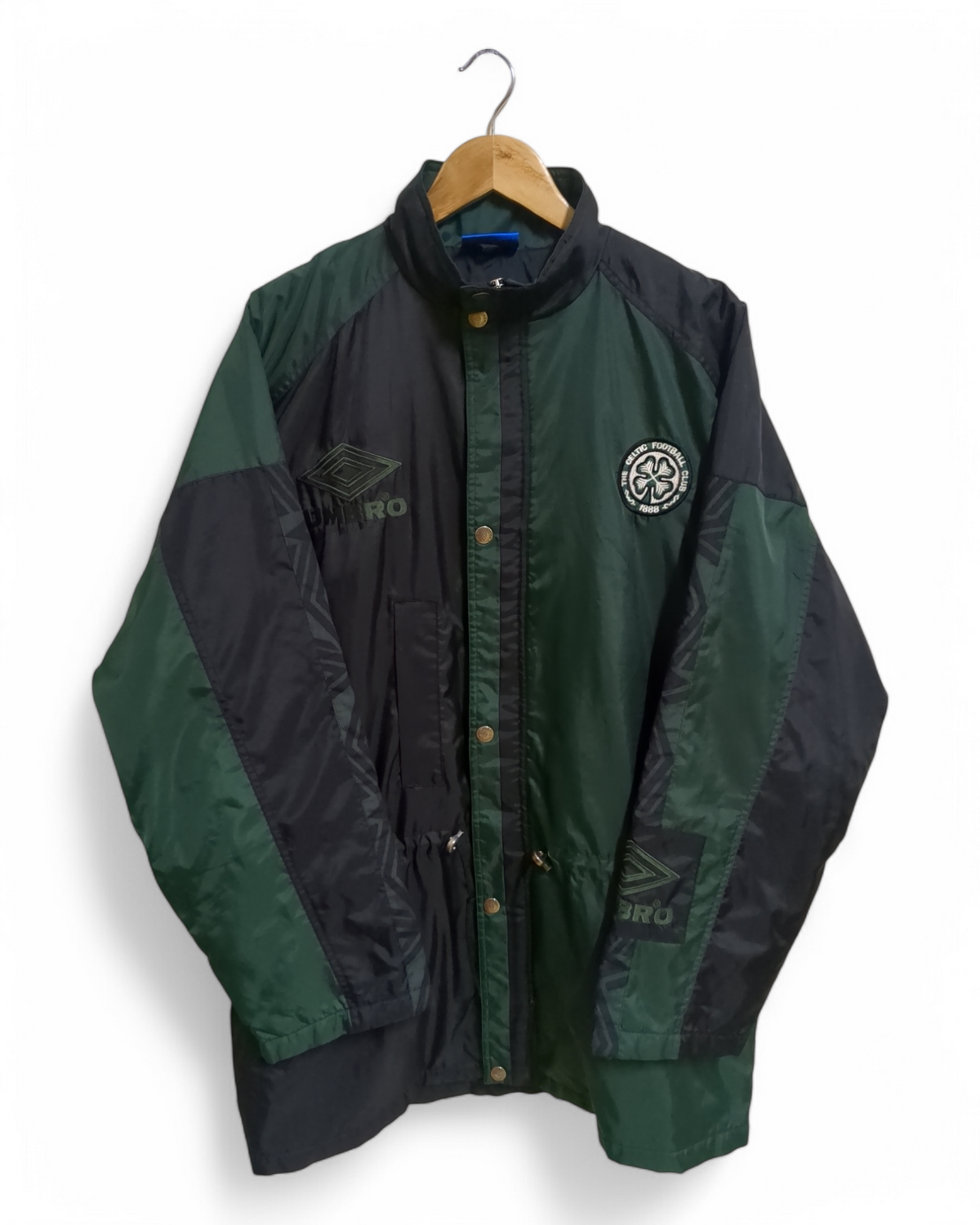 1992-93 Umbro Celtic Padded Bench Jacket - (XL)