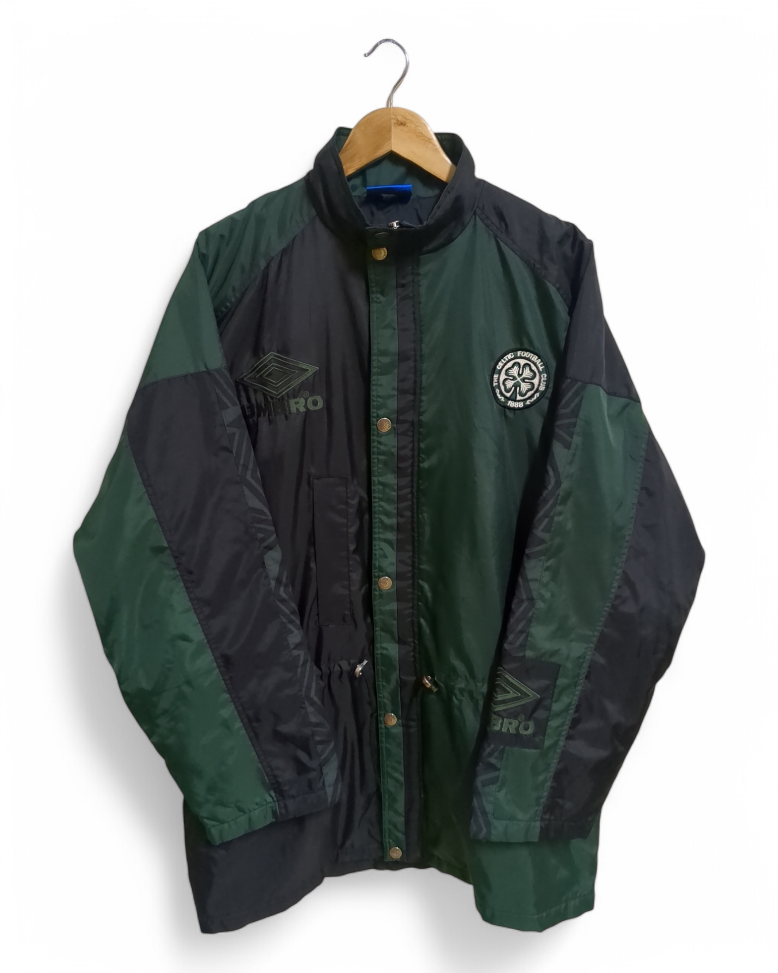 1992-93 Umbro Celtic Padded Bench Jacket - (XL)