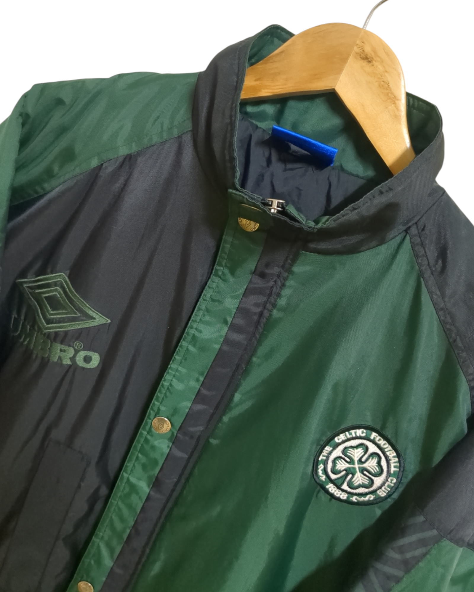 1992-93 Umbro Celtic Padded Bench Jacket - (XL)