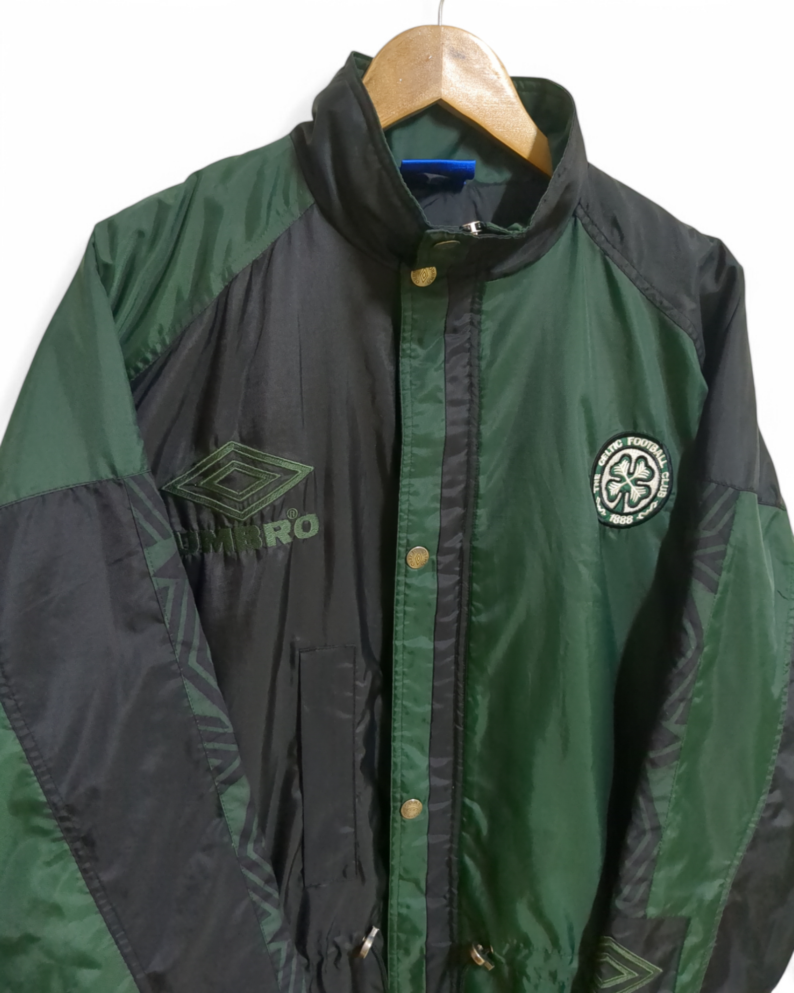 1992-93 Umbro Celtic Padded Bench Jacket - (XL)