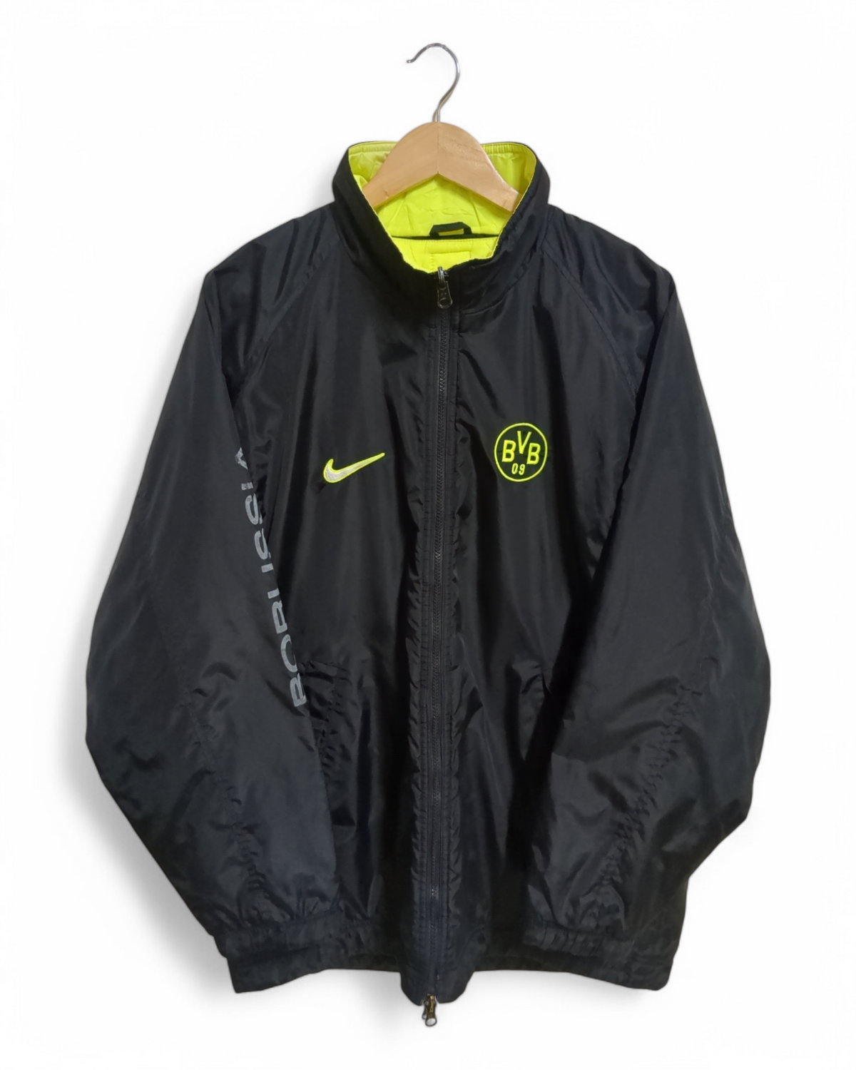 1997-98 Nike Borussia Dortmund Reversible Bench Padded Jacket - (XL)