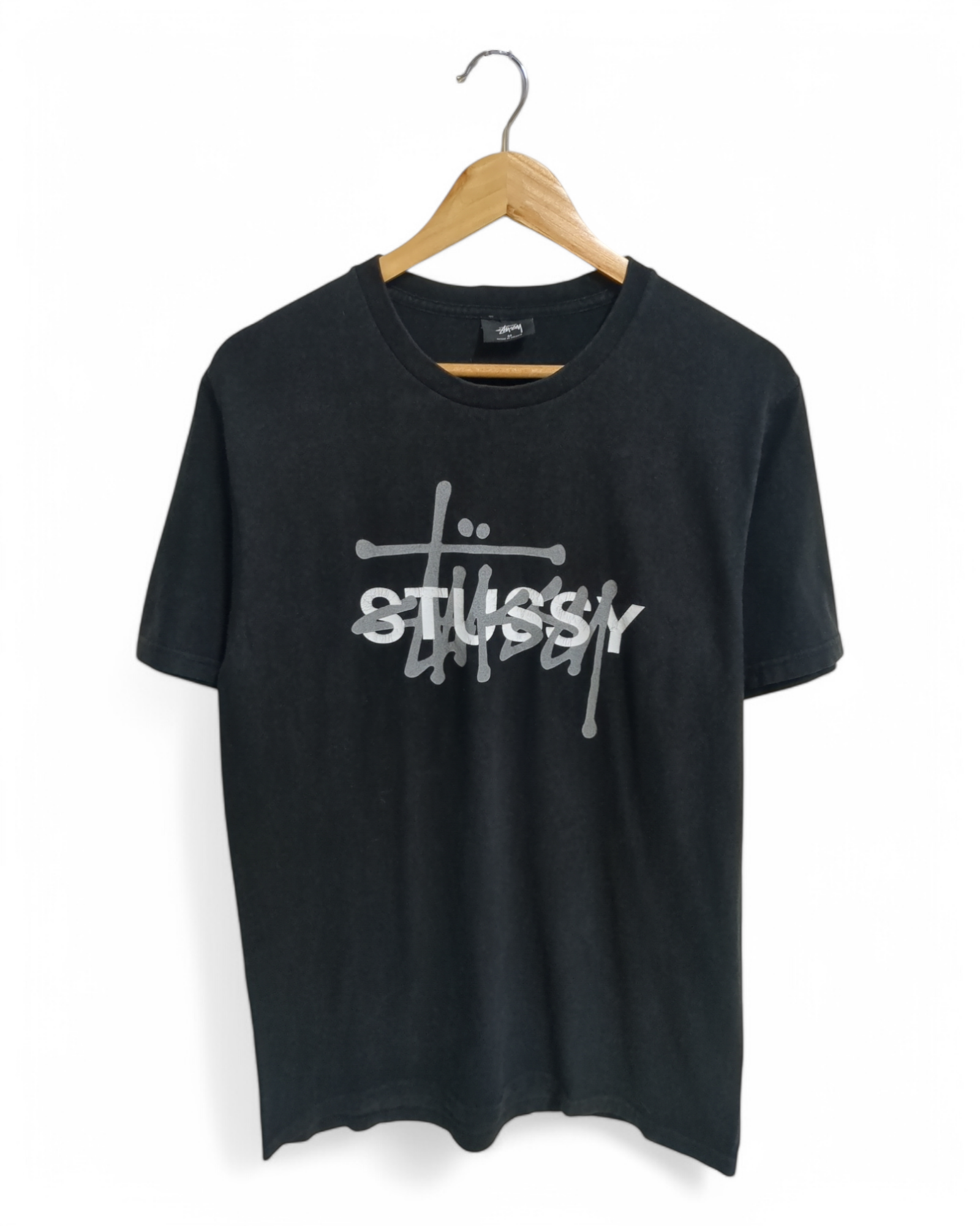 Stussy Blended Font Logo Tee - (S)