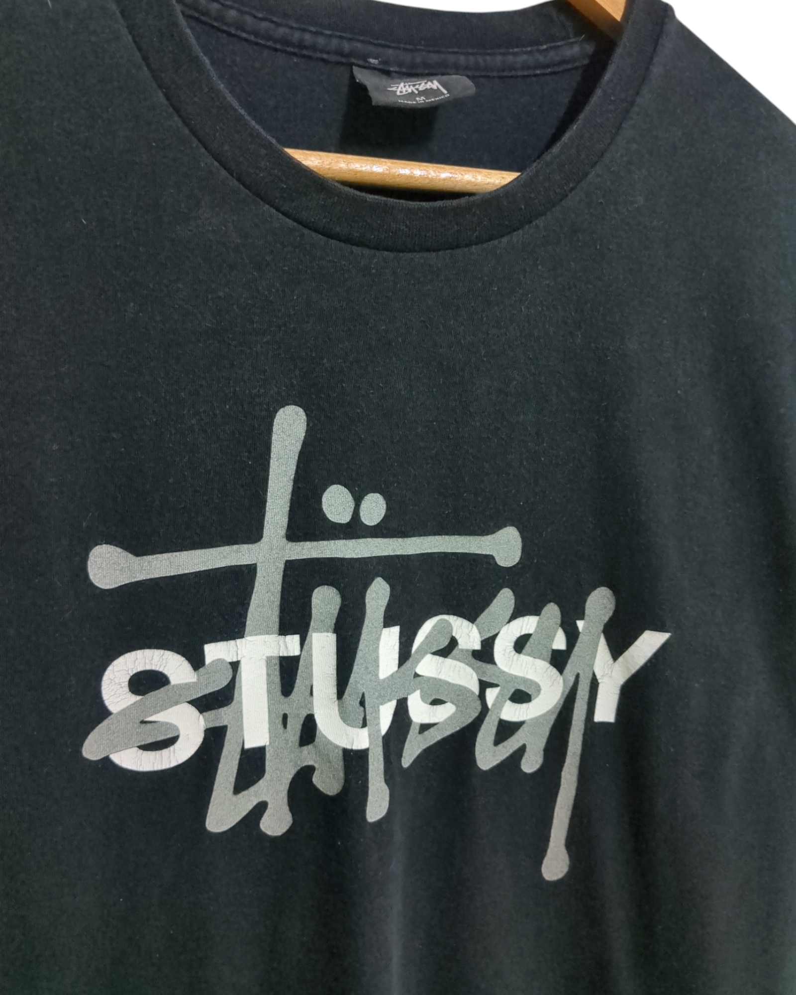 Stussy Blended Font Logo Tee - (S)