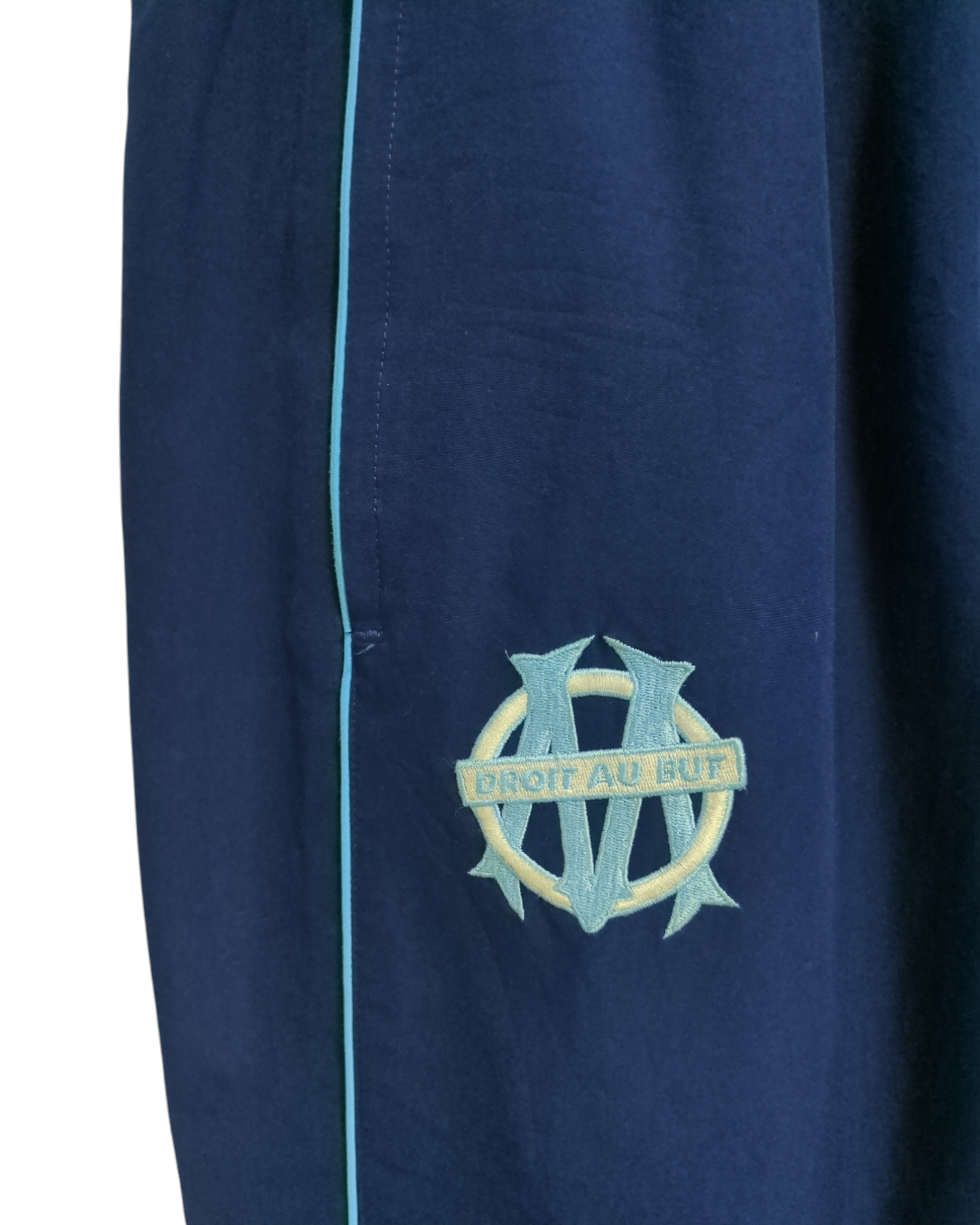 2000-01 Adidas Olympique Marseille Trackpant - (W32 x L42)