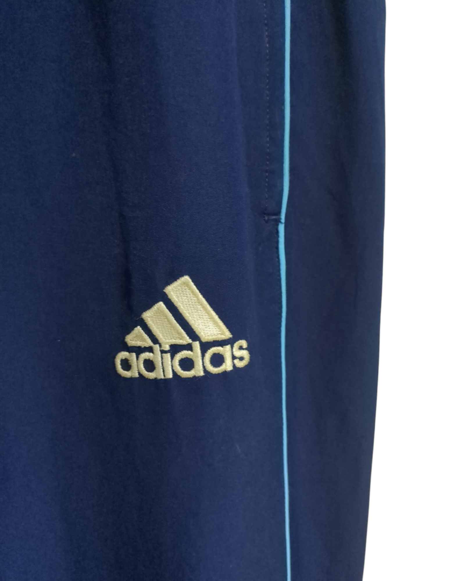 2000-01 Adidas Olympique Marseille Trackpant - (W32 x L42)
