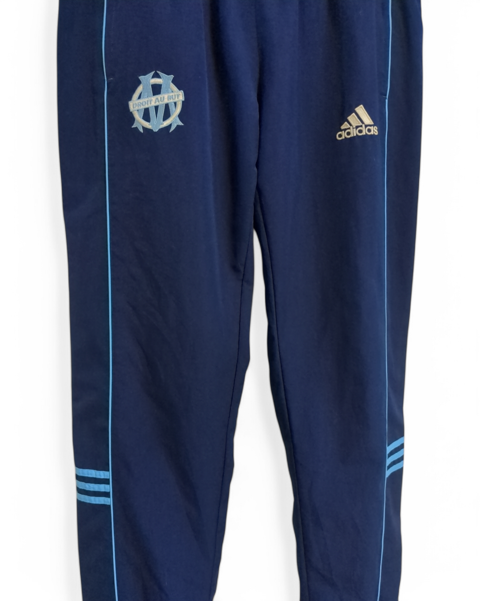 2000-01 Adidas Olympique Marseille Trackpant - (W32 x L42)