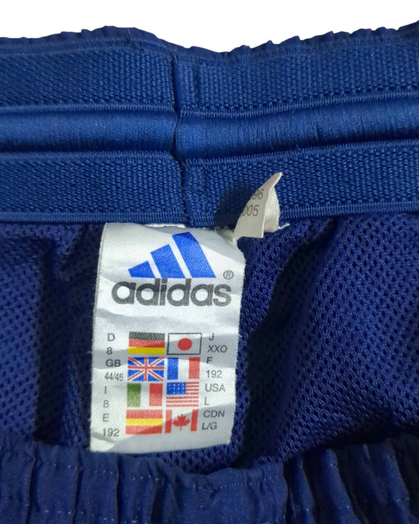 2000-01 Adidas Olympique Marseille Trackpant - (W32 x L42)