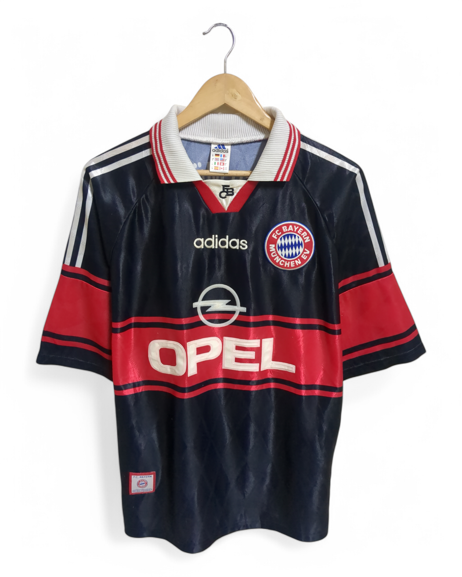 1997-99 Adidas Bayern Munich Home Shirt - (L)