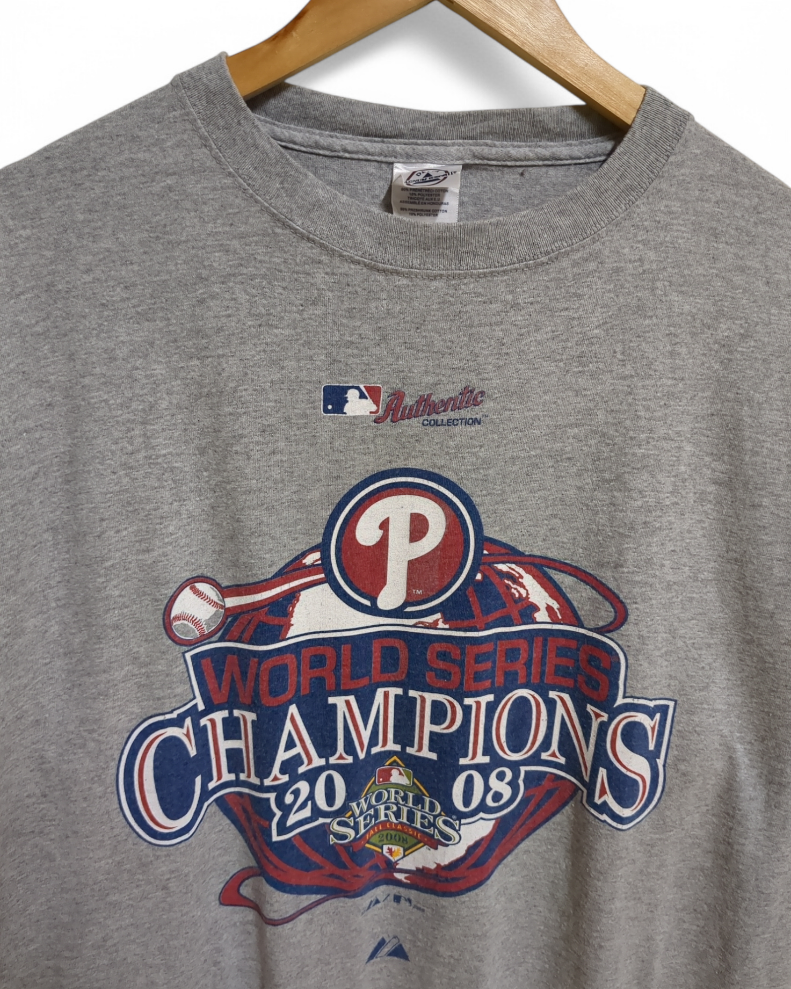 Delta Pro Weight Phillies 2008 World Series Tee - (L)