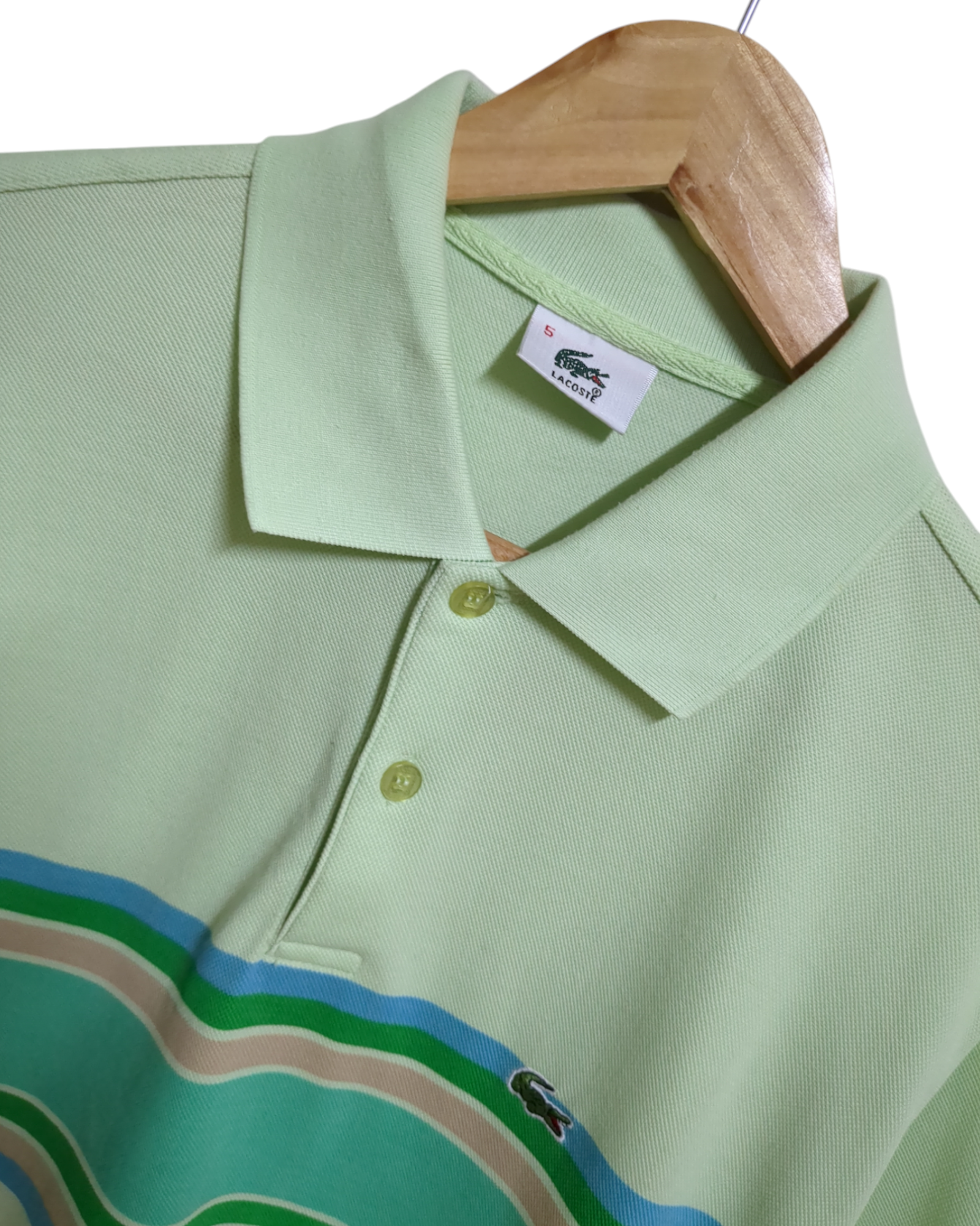 Lacoste Striped Polo Shirt - (L)