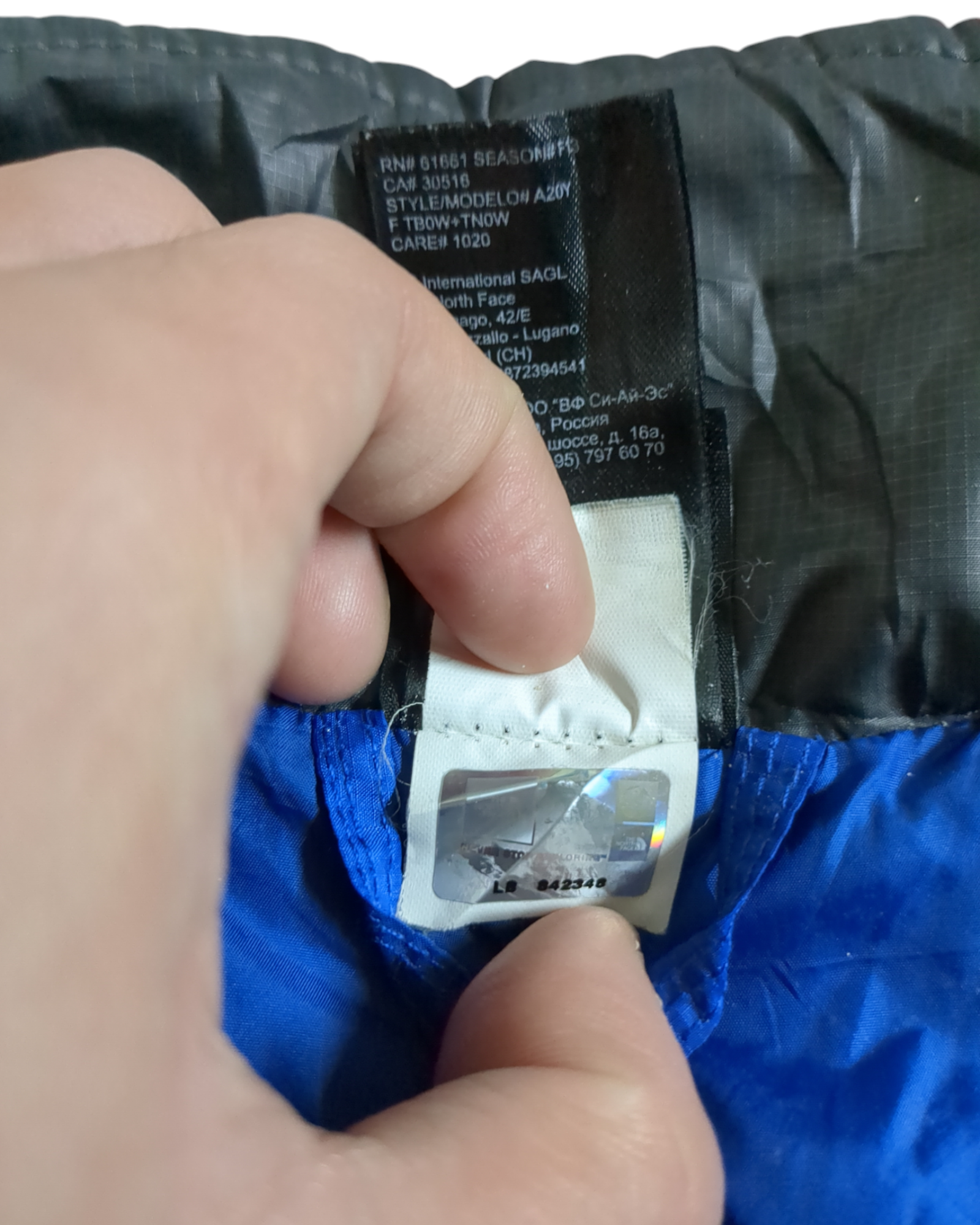 The North Face Embroidered Logo Puffer Jacket - (M)