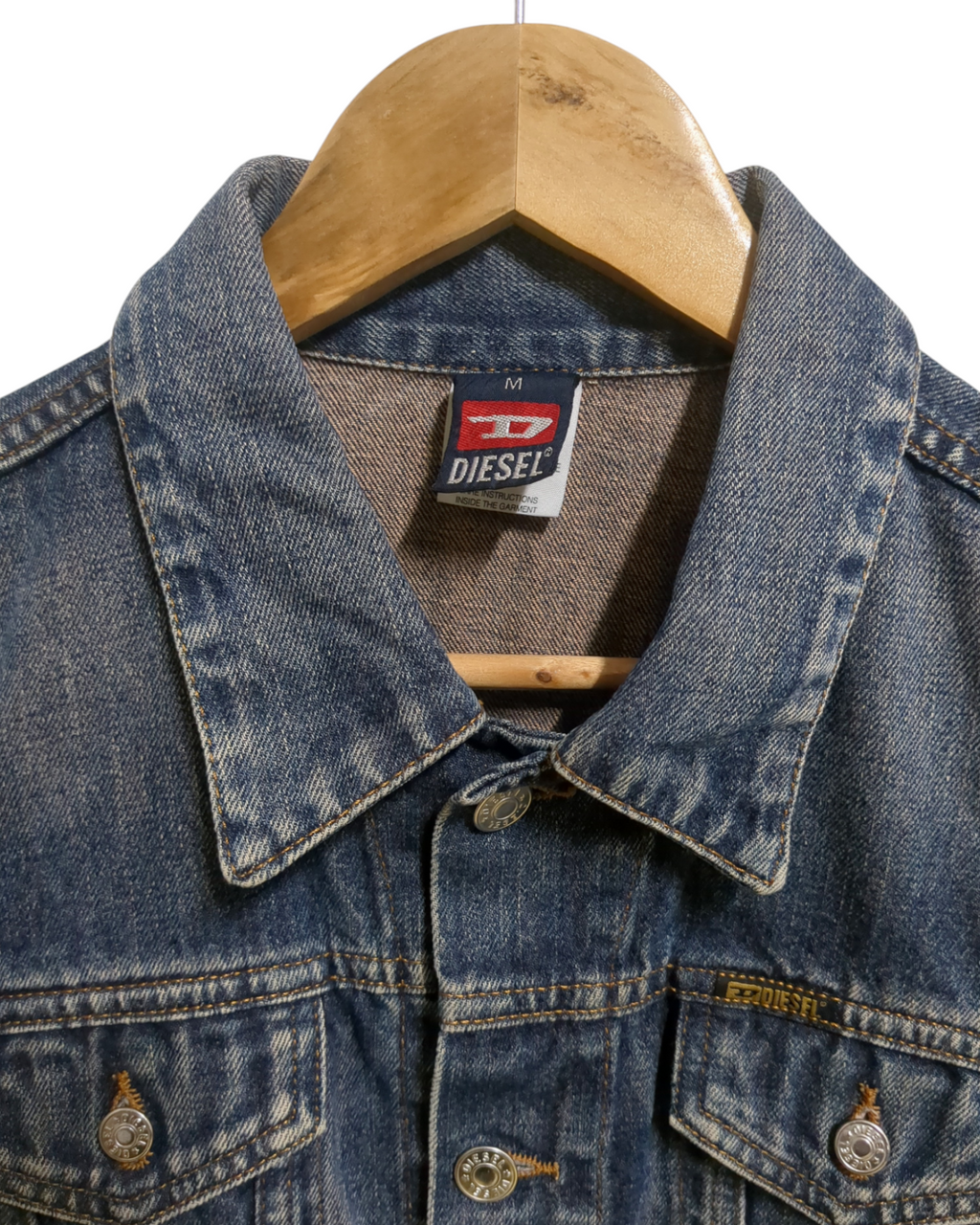 Diesel 00s Denim Trucker Jacket - (S)