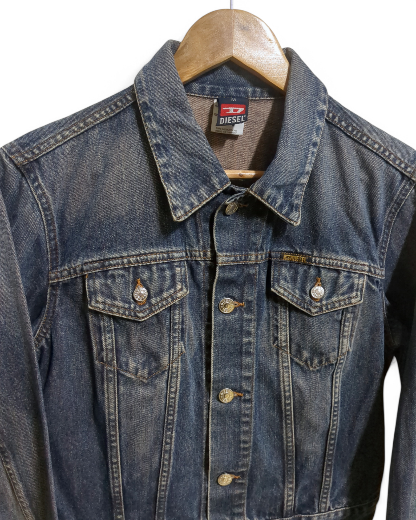 Diesel 00s Denim Trucker Jacket - (S)