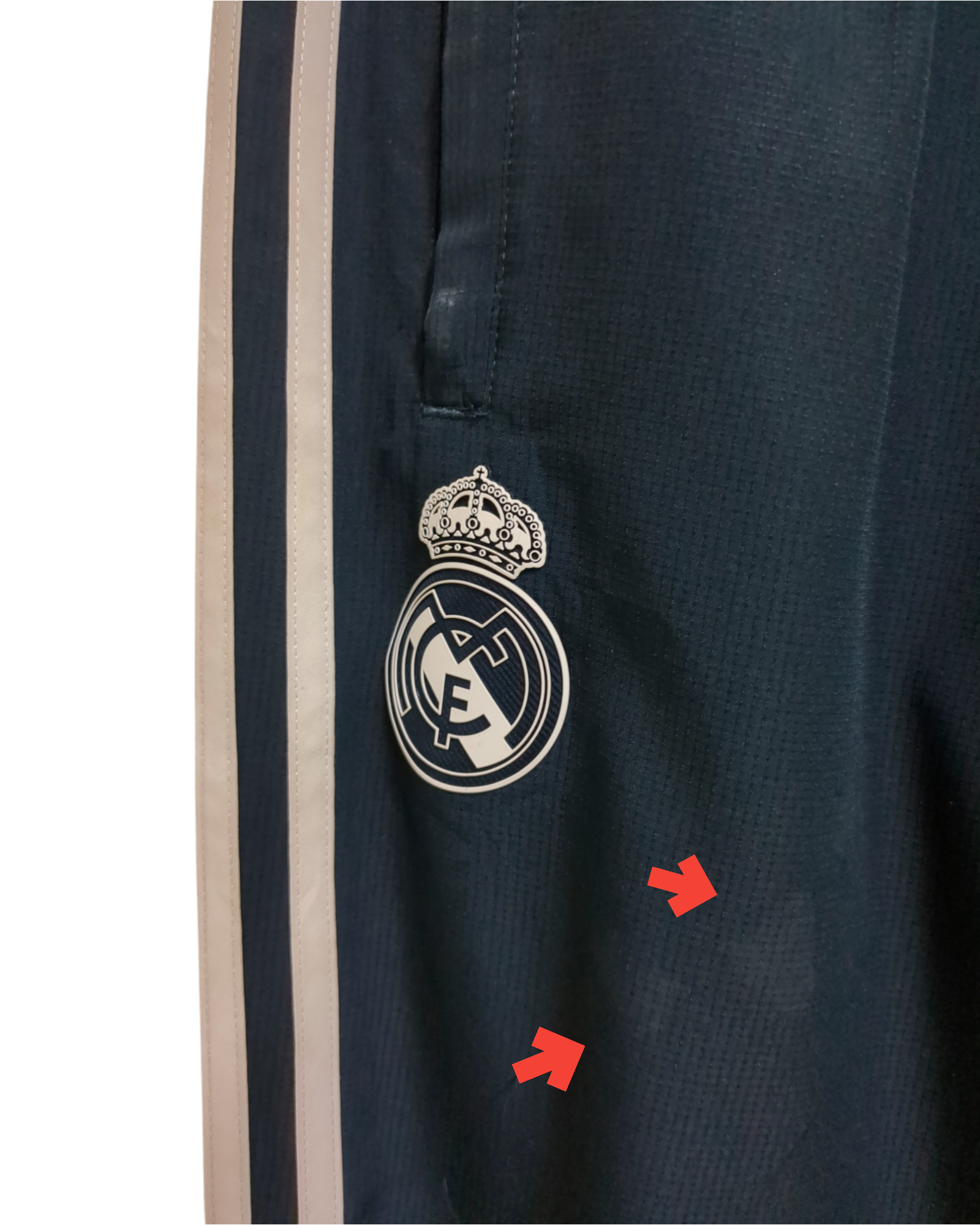2018-19 Adidas Real Madrid Trackpant - (W26 x L35)