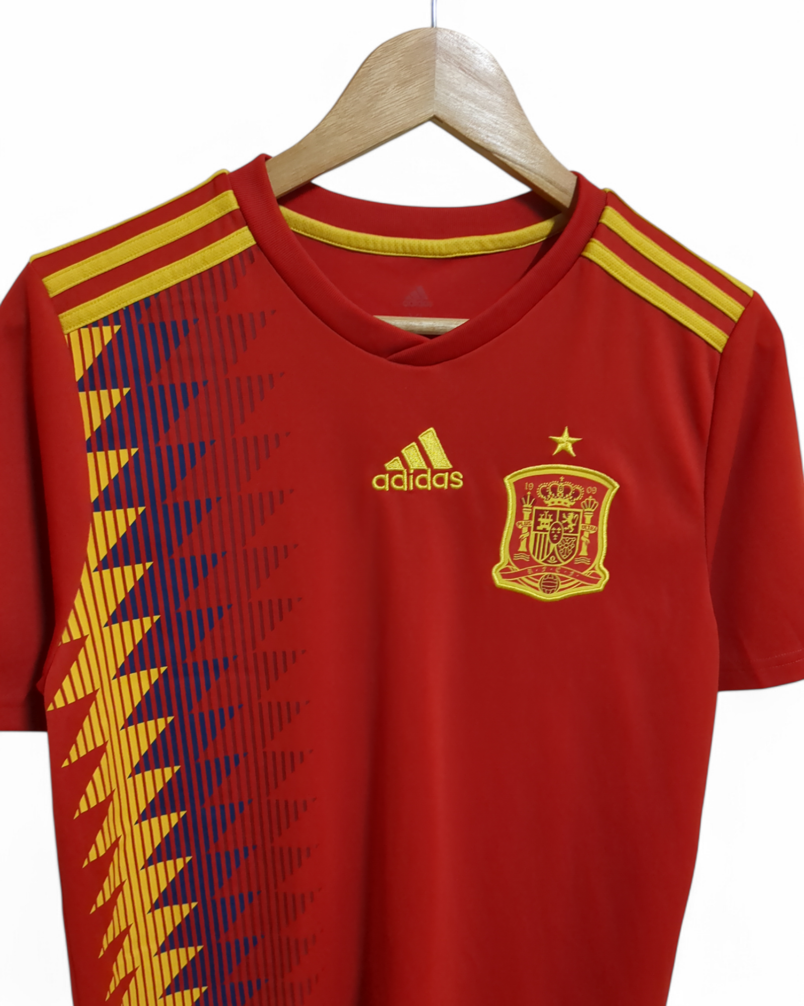 2018-19 Adidas Spain Home Shirt - (S)