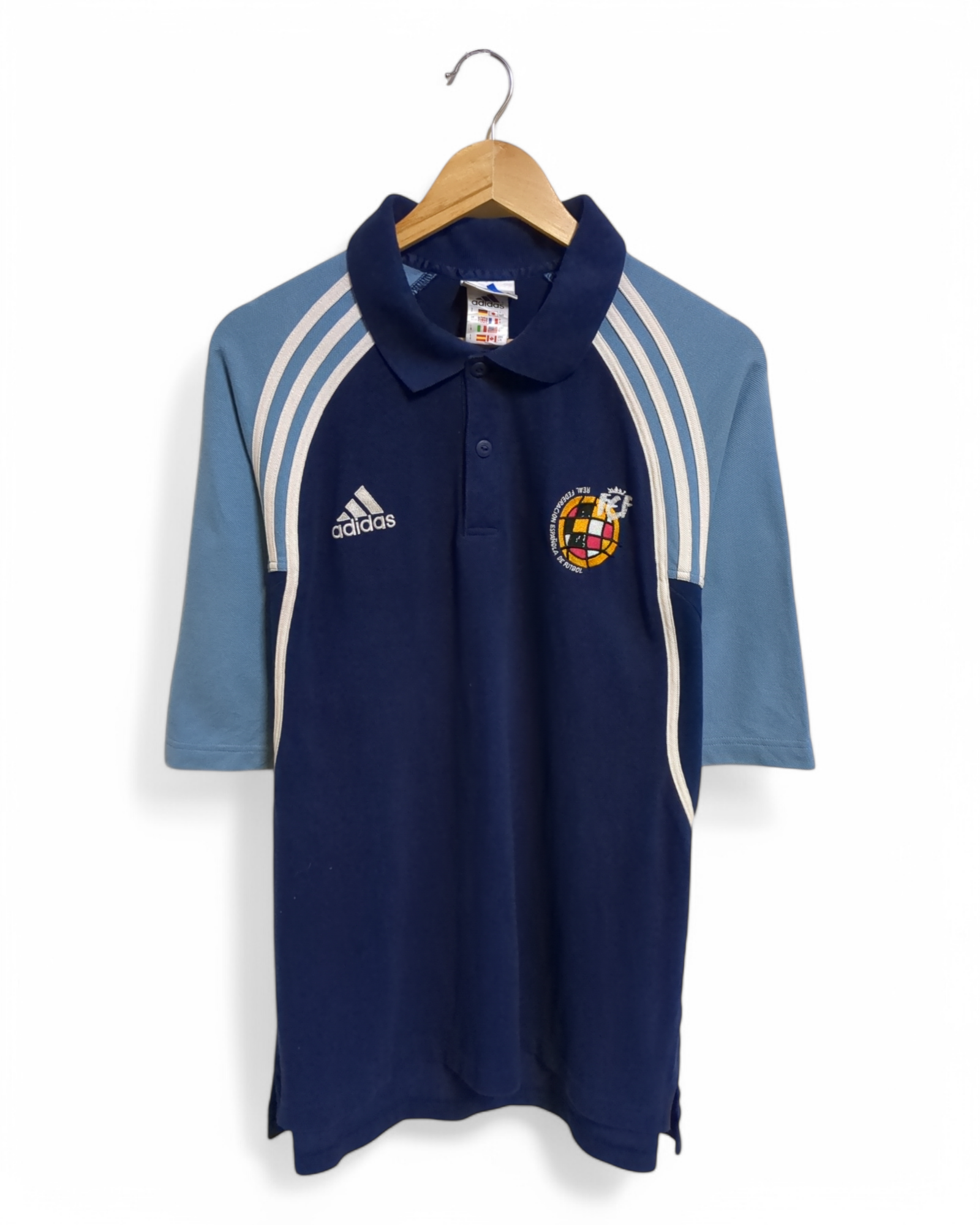 2000-01 Adidas Spain Polo Shirt - (L)