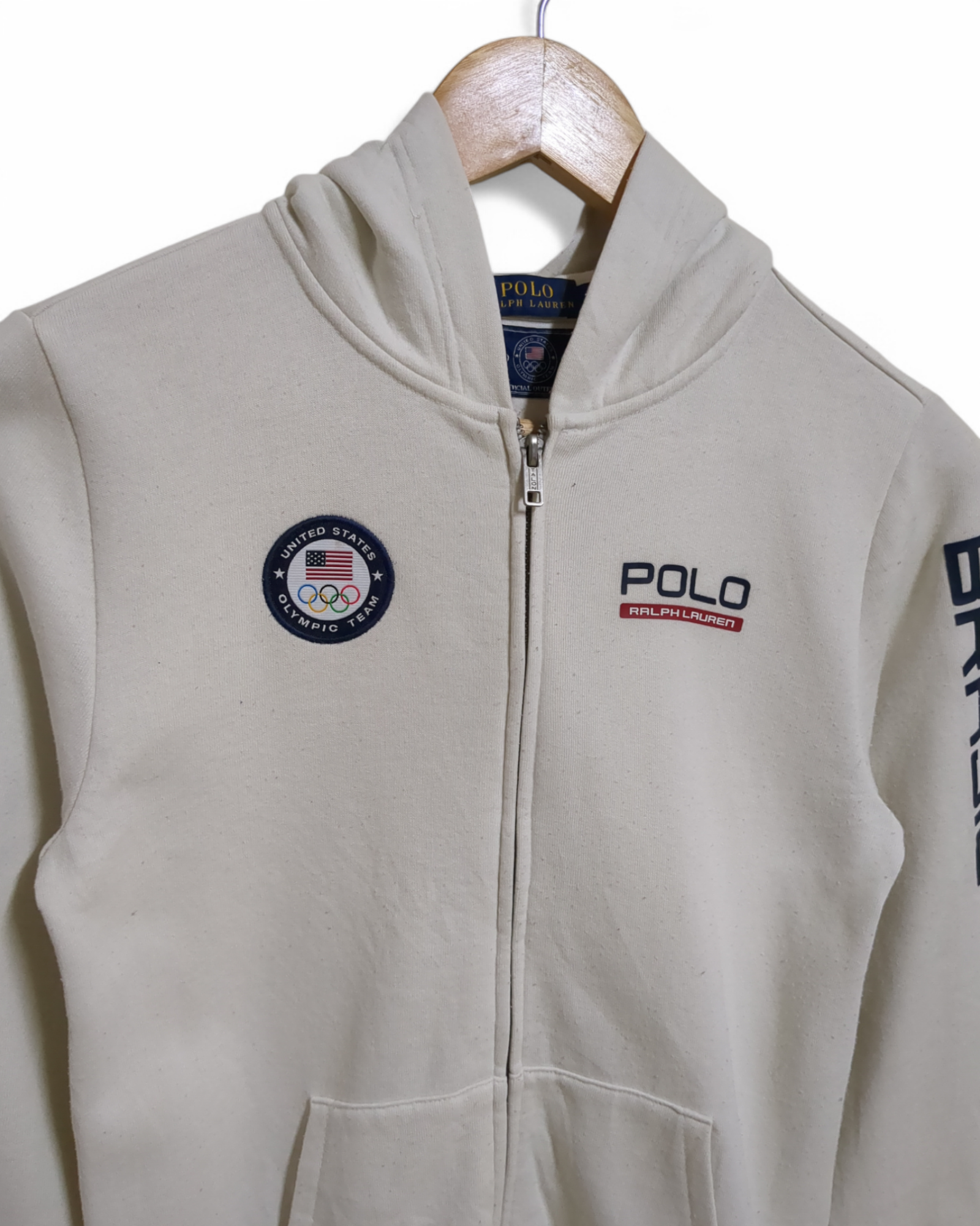 Ralph Lauren 2016 Olympic Brazil Hooded Zipper Sweatshirt - (S)