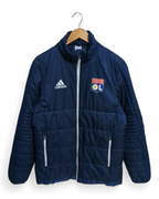 2017-18 Adidas Olympique Lyonnais Bench Padded Coat - (L)