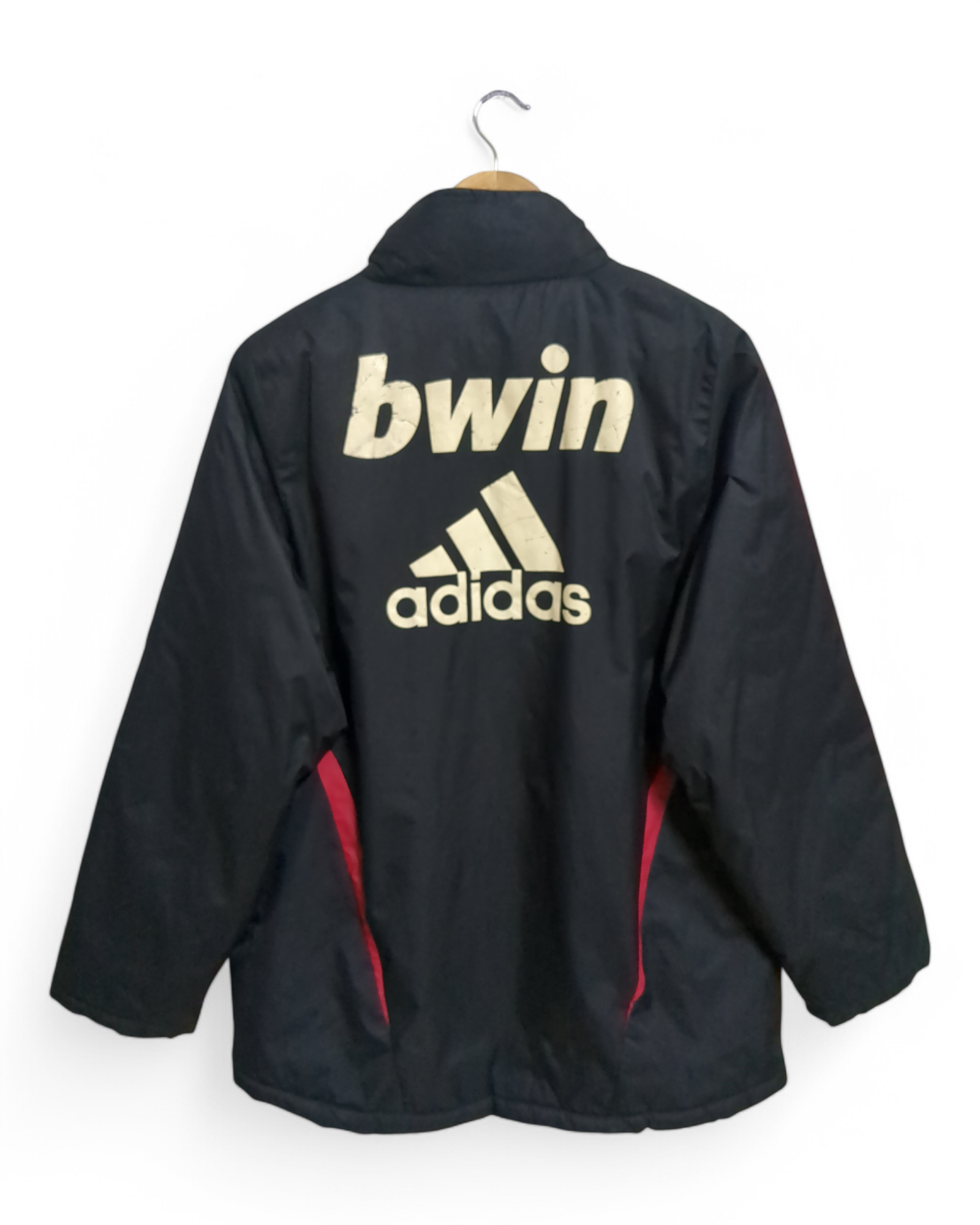 2005-06 Adidas AC Milan Bench Padded Coat - (L)