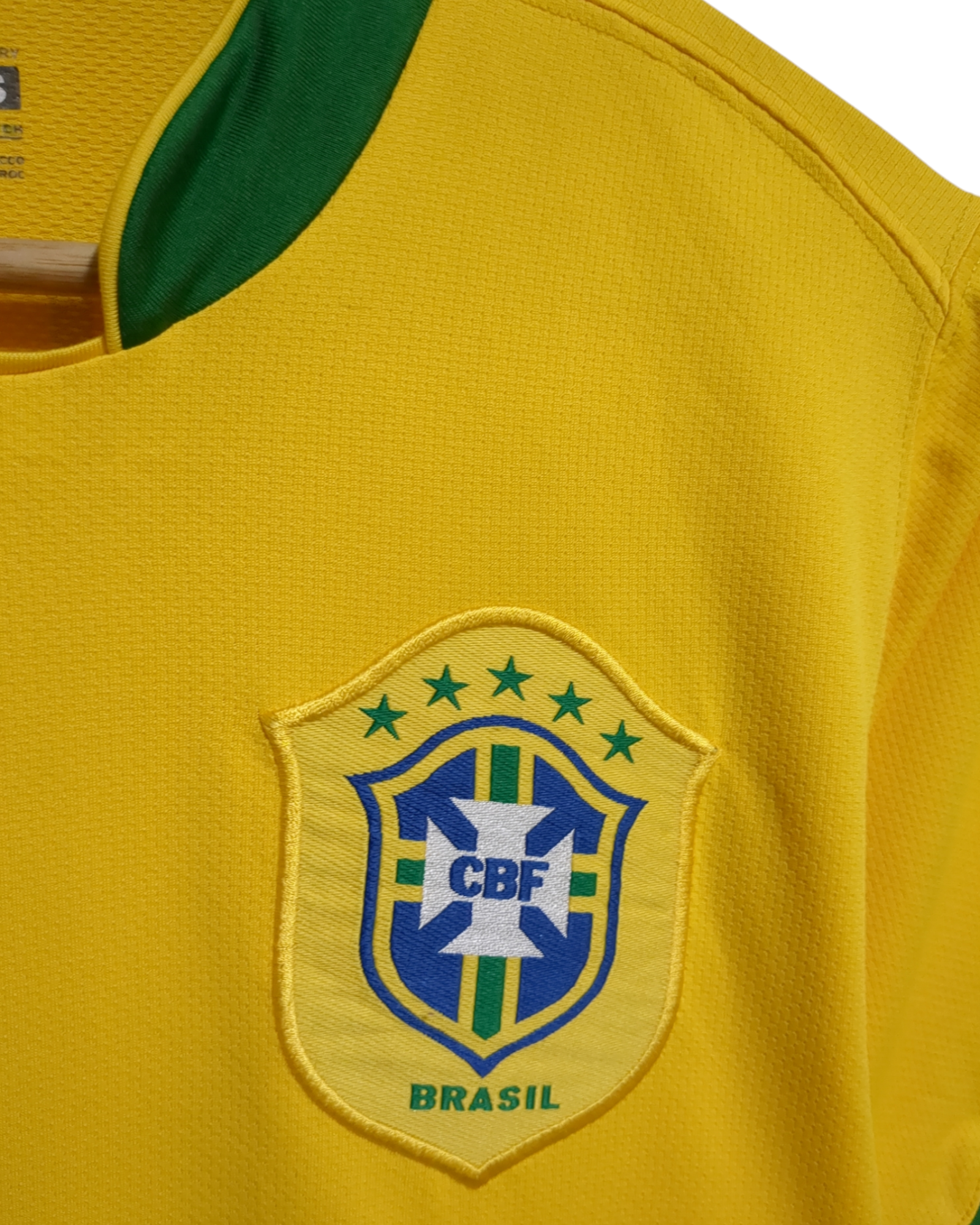 2006-08 Nike Brazil Home Shirt #10 Ronaldinho - (S)