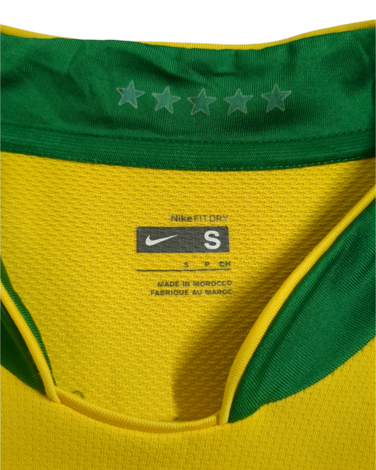2006-08 Nike Brazil Home Shirt #10 Ronaldinho - (S)
