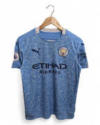 2020-21 Puma Manchester City Home Shirt #26 Mahrez - (S)