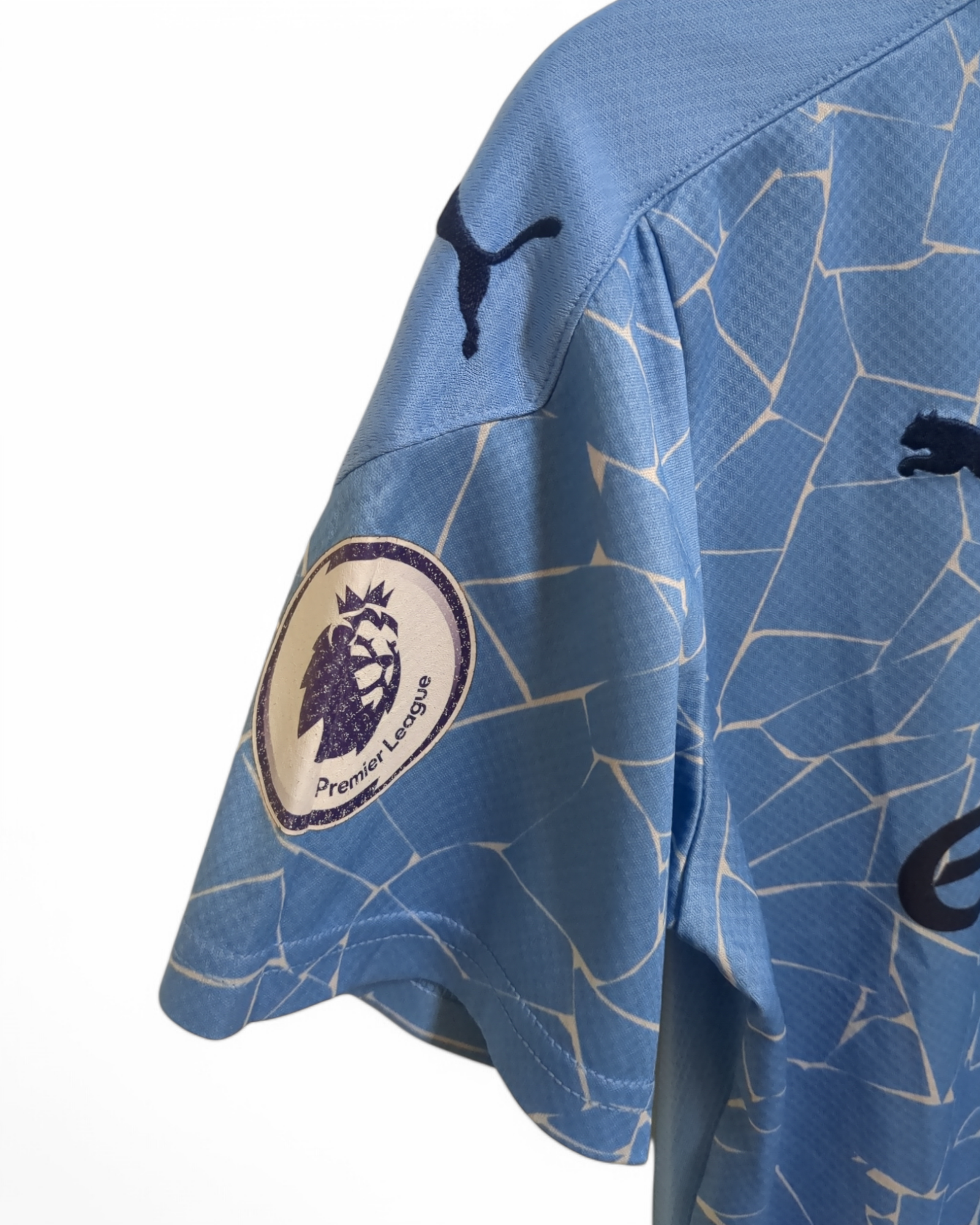 2020-21 Puma Manchester City Home Shirt #26 Mahrez - (S)