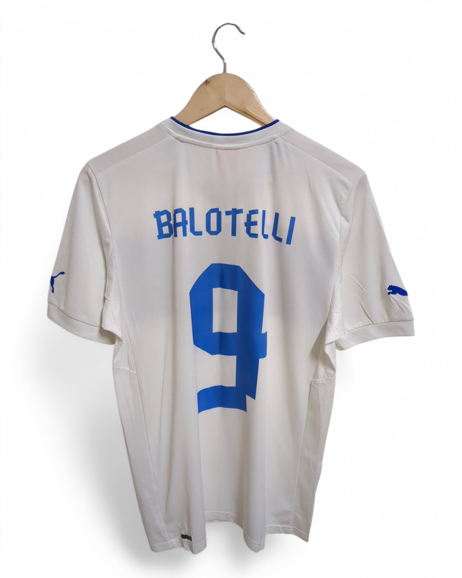 2012-13 Puma Italy Away Shirt #9 Balotelli - (M)