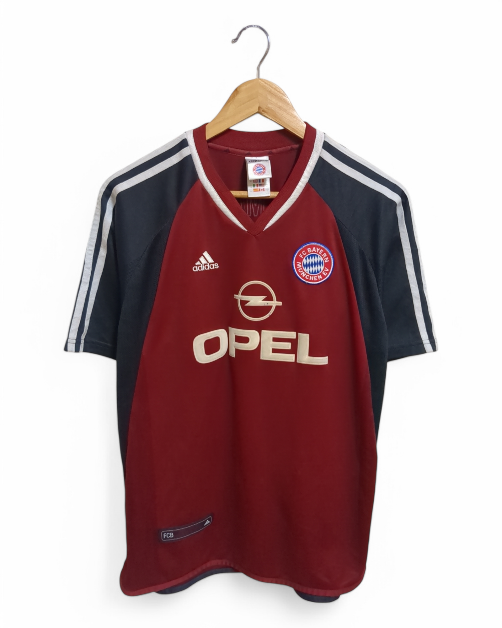 2001-02 Adidas Bayern Munich Home Shirt #9 Elber - (M)