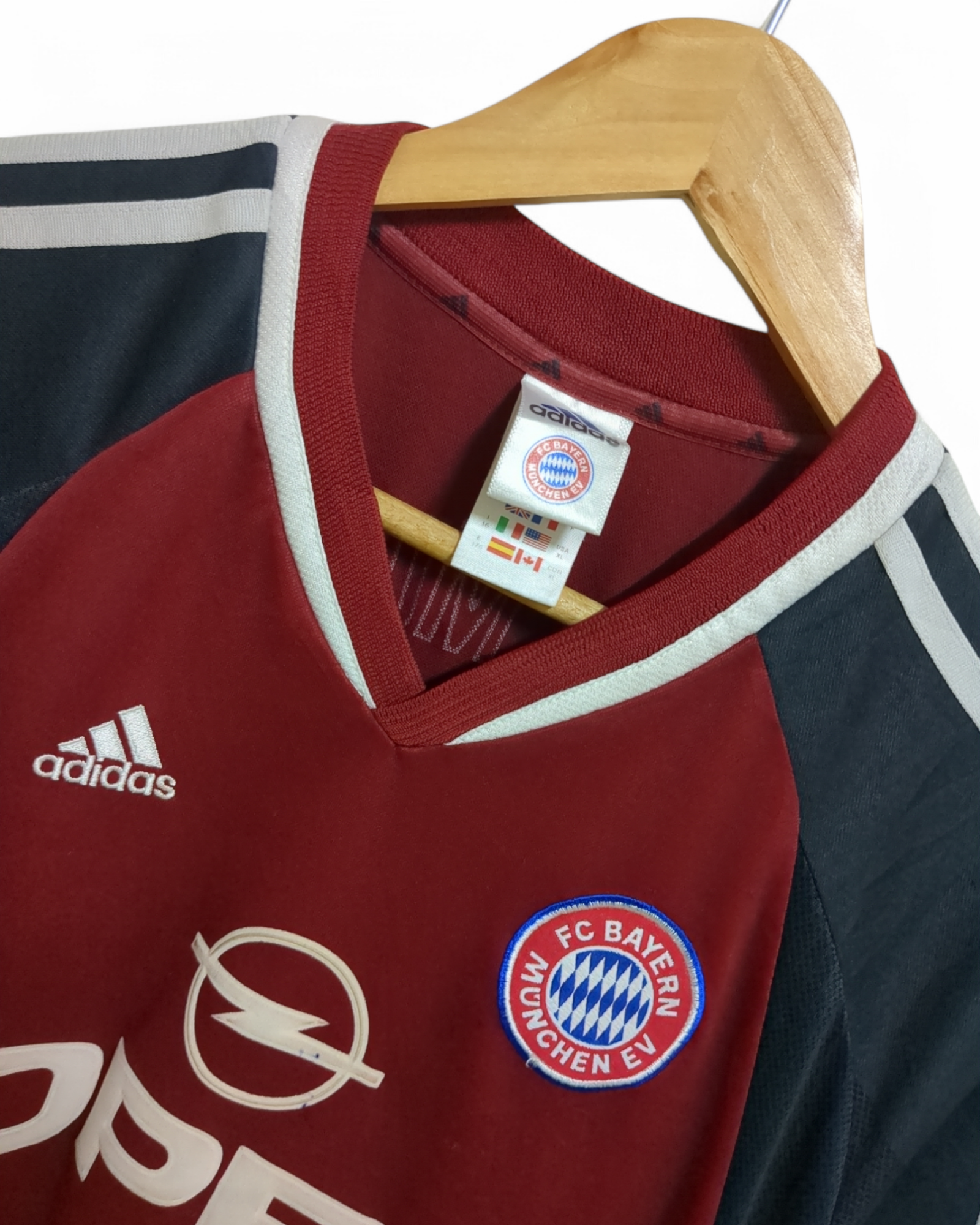 2001-02 Adidas Bayern Munich Home Shirt #9 Elber - (M)