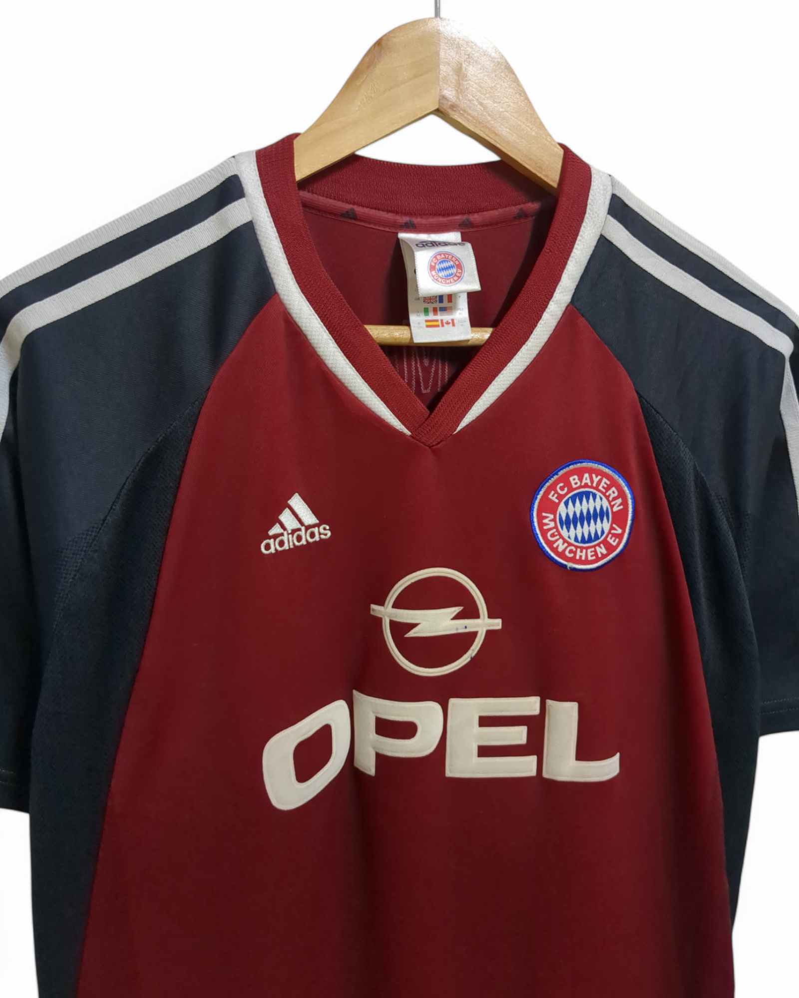 2001-02 Adidas Bayern Munich Home Shirt #9 Elber - (M)