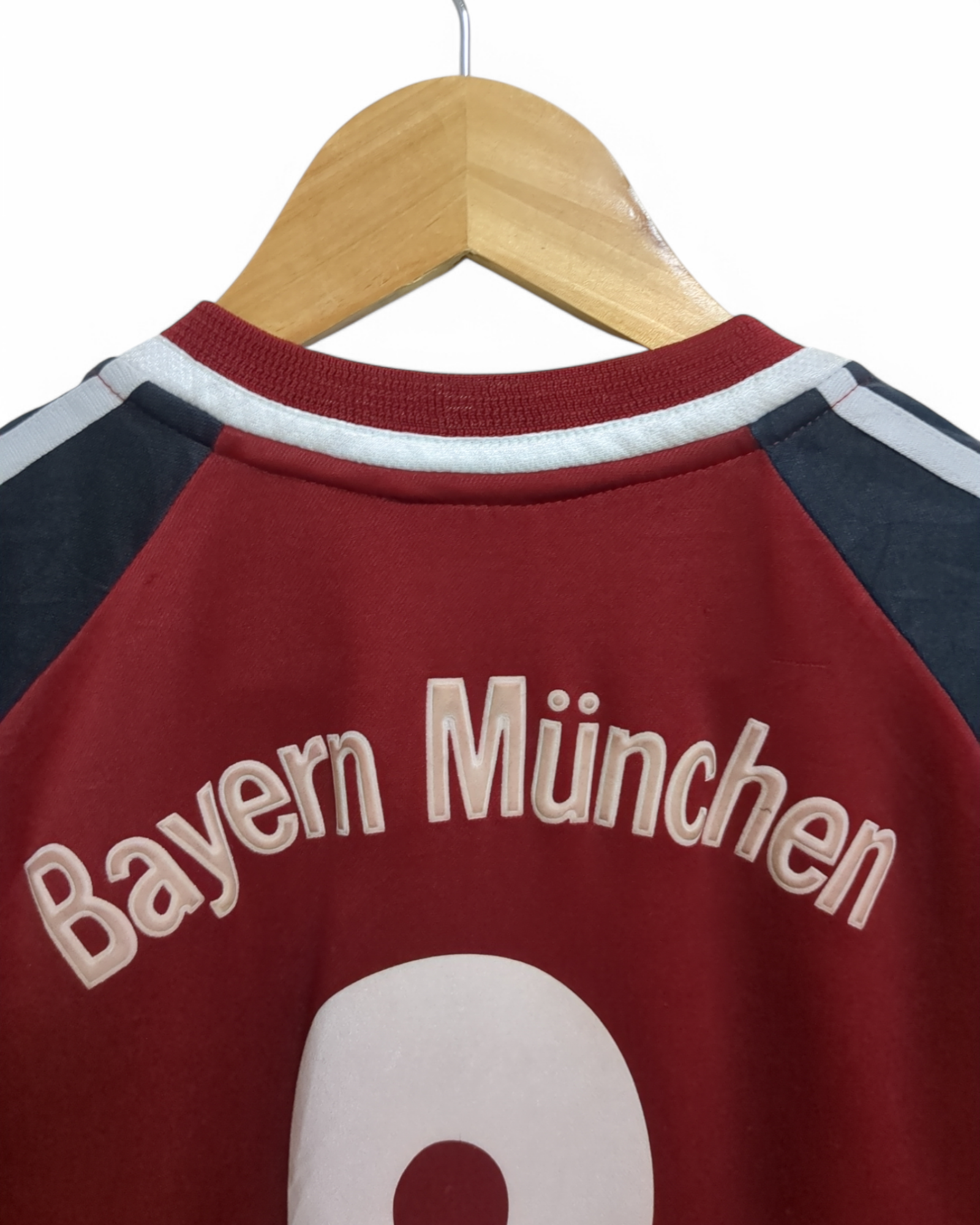 2001-02 Adidas Bayern Munich Home Shirt #9 Elber - (M)