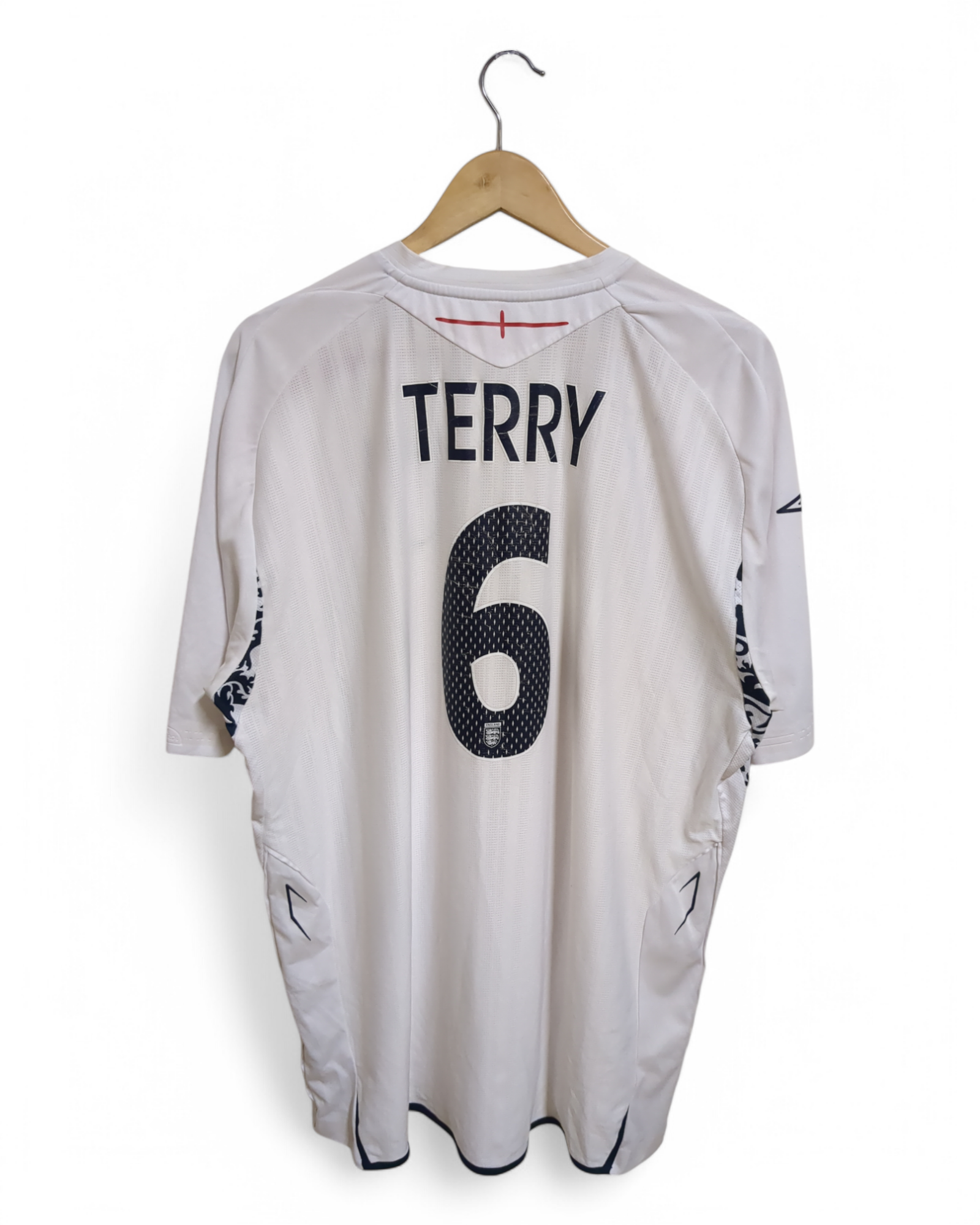 2007-09 Umbro England Home Shirt #6 Terry - (XL)