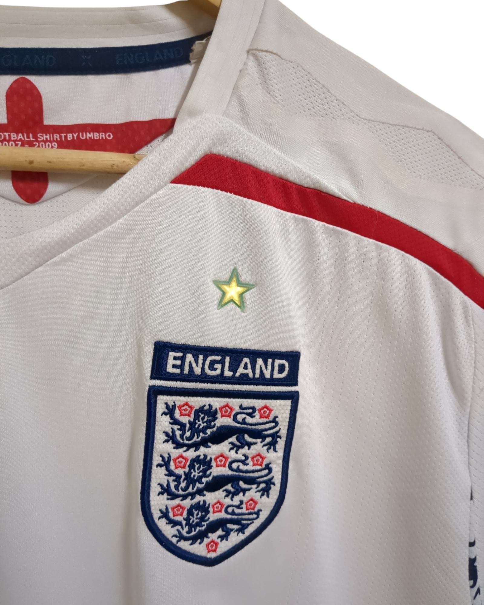 2007-09 Umbro England Home Shirt #6 Terry - (XL)