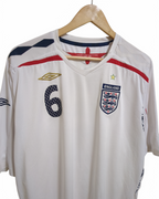 2007-09 Umbro England Home Shirt #6 Terry - (XL)