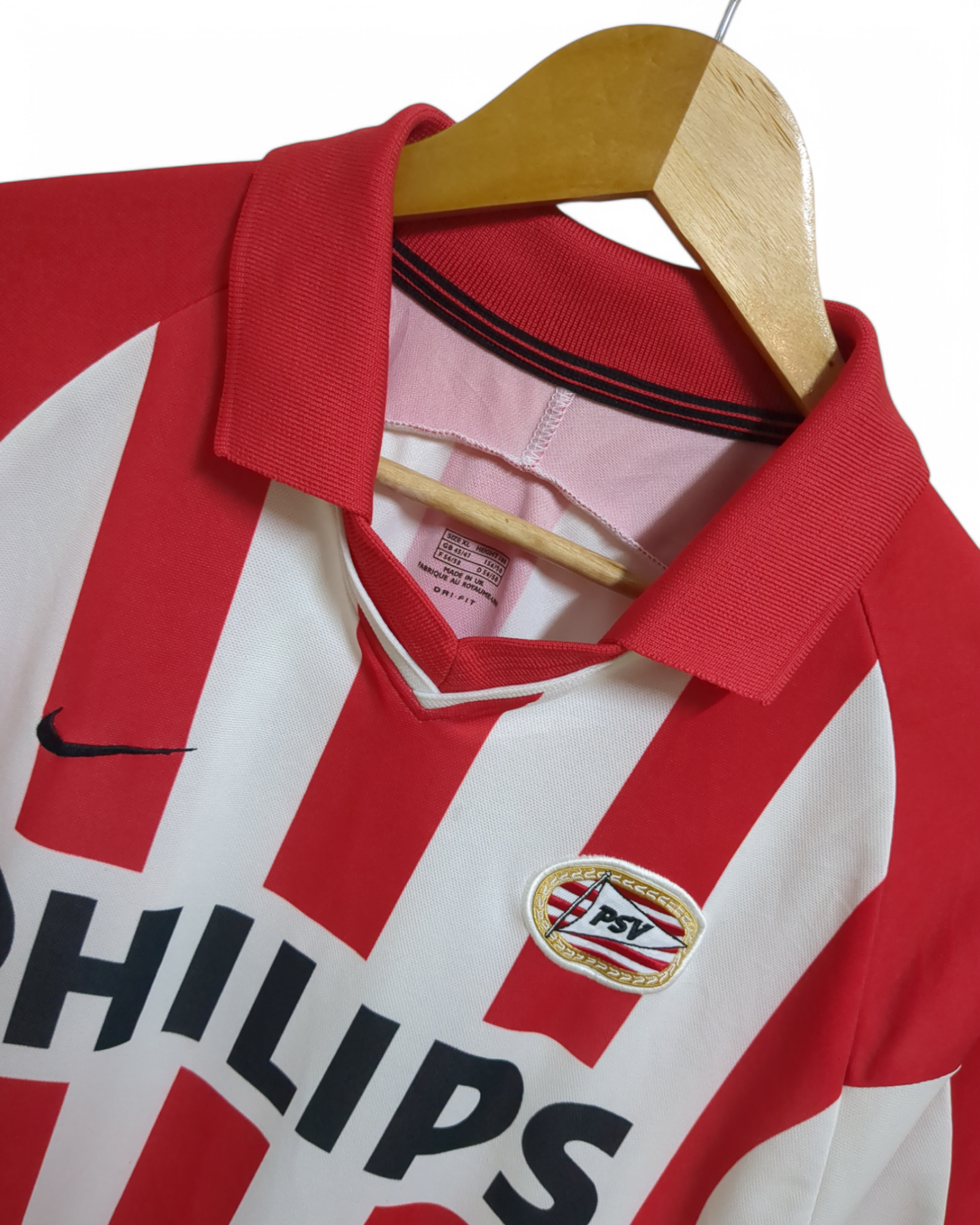 2000-01 Nike PSV Home Shirt #10 Bruggink - (XL)