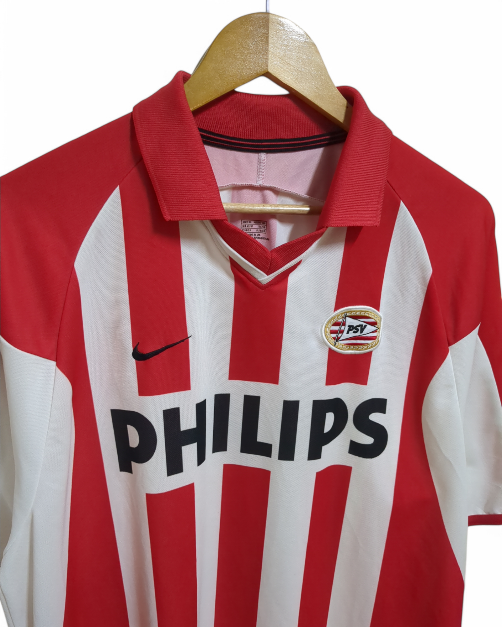 2000-01 Nike PSV Home Shirt #10 Bruggink - (XL)